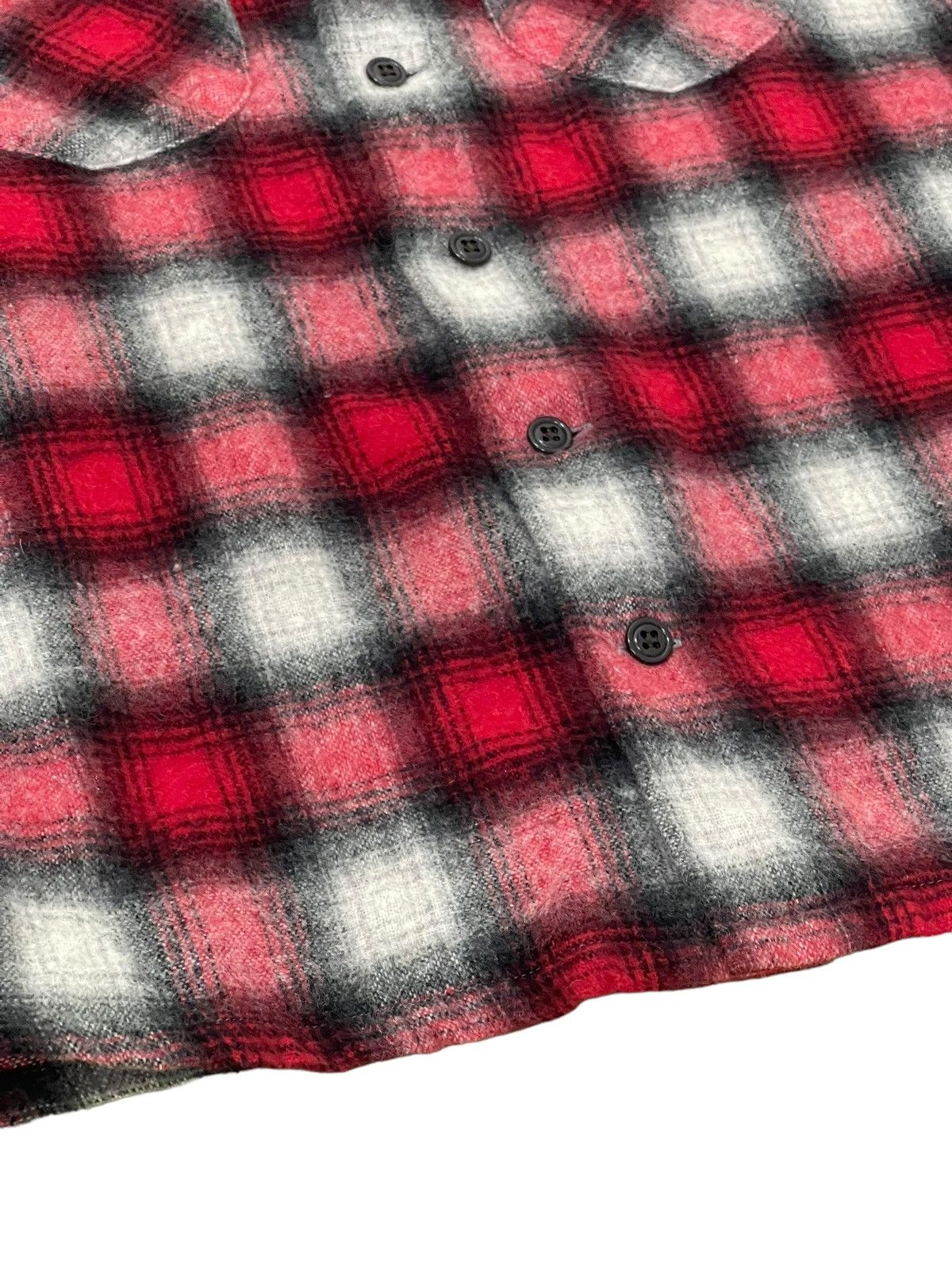 Schott Shadow Plaid Schott Bros Wool Flannel Shirt 5🟩8 Size US M / EU 48-50 / 2 - 4 Thumbnail