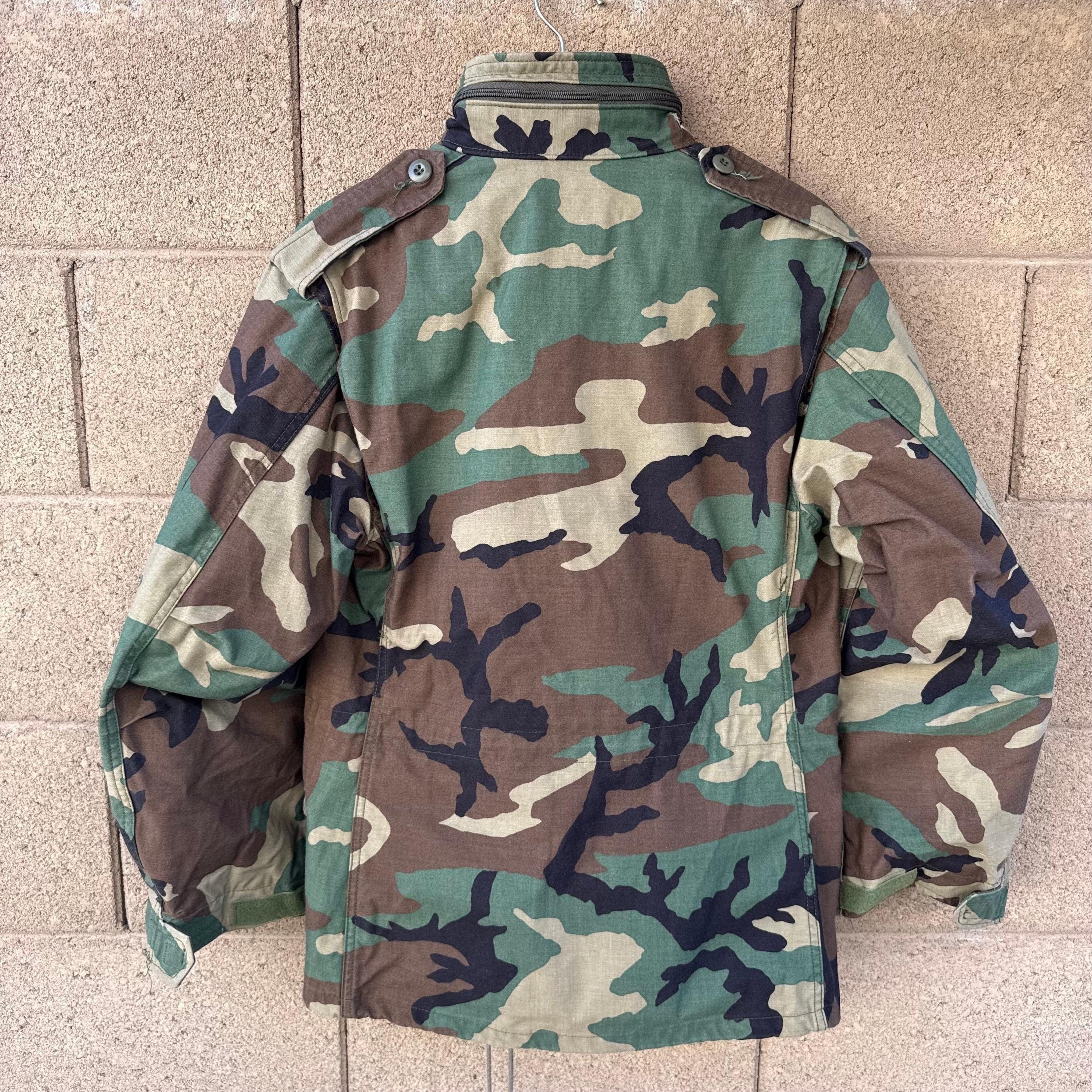 Vintage 91' US Military Woodland Camo Field Jacket Size US M / EU 48-50 / 2 - 2 Thumbnail