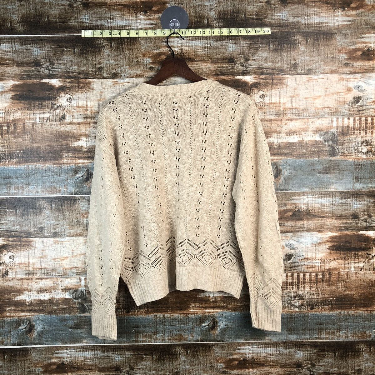 Homespun Knitwear × Japanese Brand × Vintage DL Pinion Brown Cardigan Knitwear #C520 Size M / US 6-8 / IT 42-44 - 12 Thumbnail