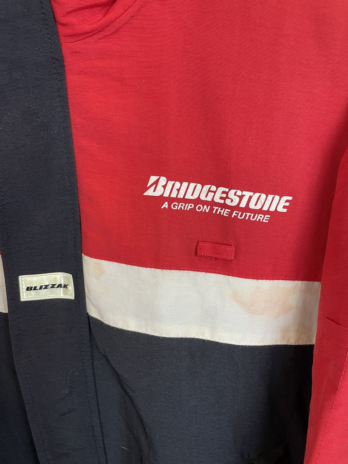 Vintage Bridgestone blizak Zipper Jacket Size US L / EU 52-54 / 3 - 8 Thumbnail