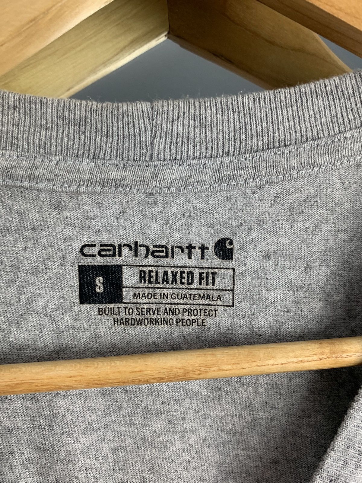 Carhartt Cargartt T-Shirt Gray Pocket Tee Size:S Size US S / EU 44-46 / 1 - 7 Thumbnail