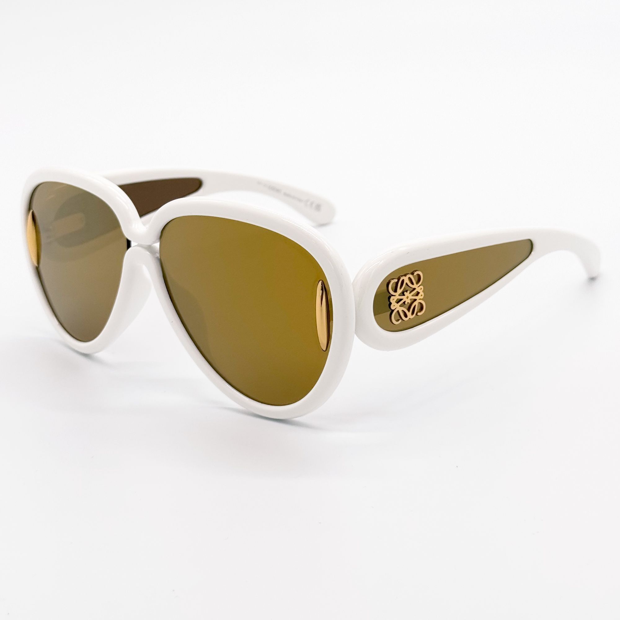 Loewe NEW LOEWE SUNGLASSES LW40132I 25G WHITE UNISEX EYEWEAR LOEWE Size ONE SIZE - 3 Thumbnail