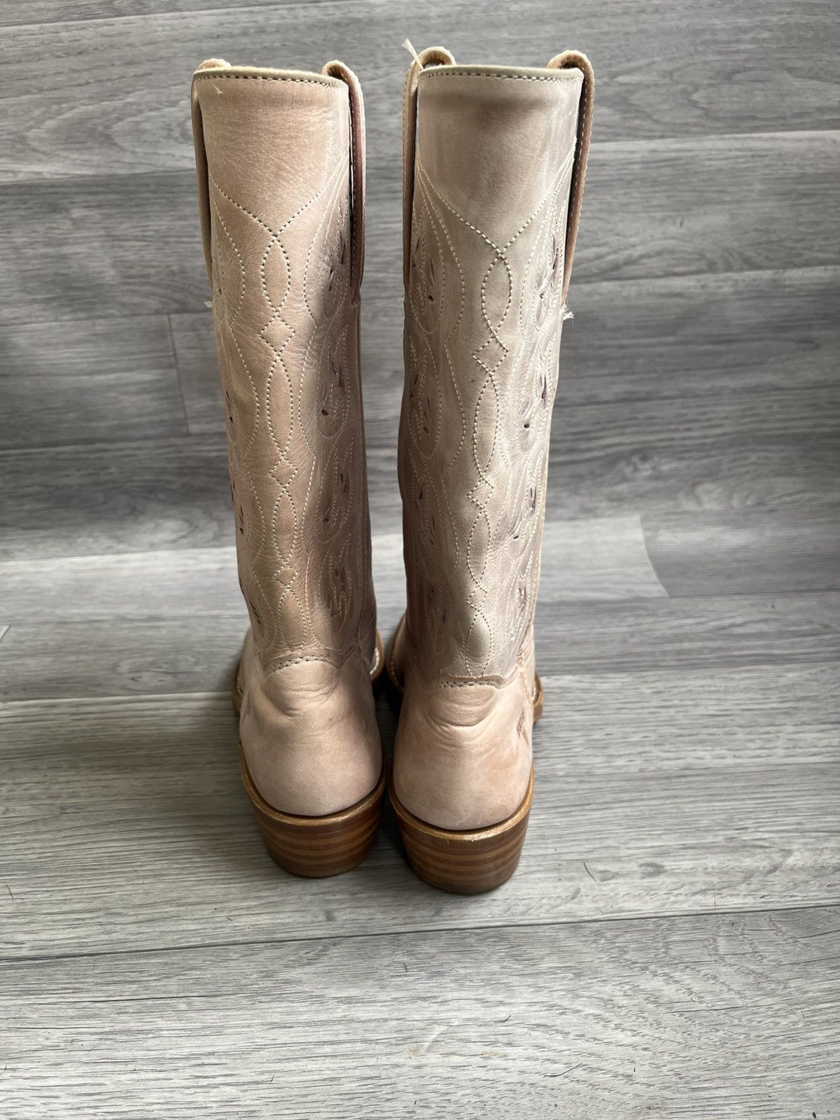 Frye Vintage Frye Austin knee high western floral cut boots sz Size US 8.5 / IT 38.5 - 8 Thumbnail