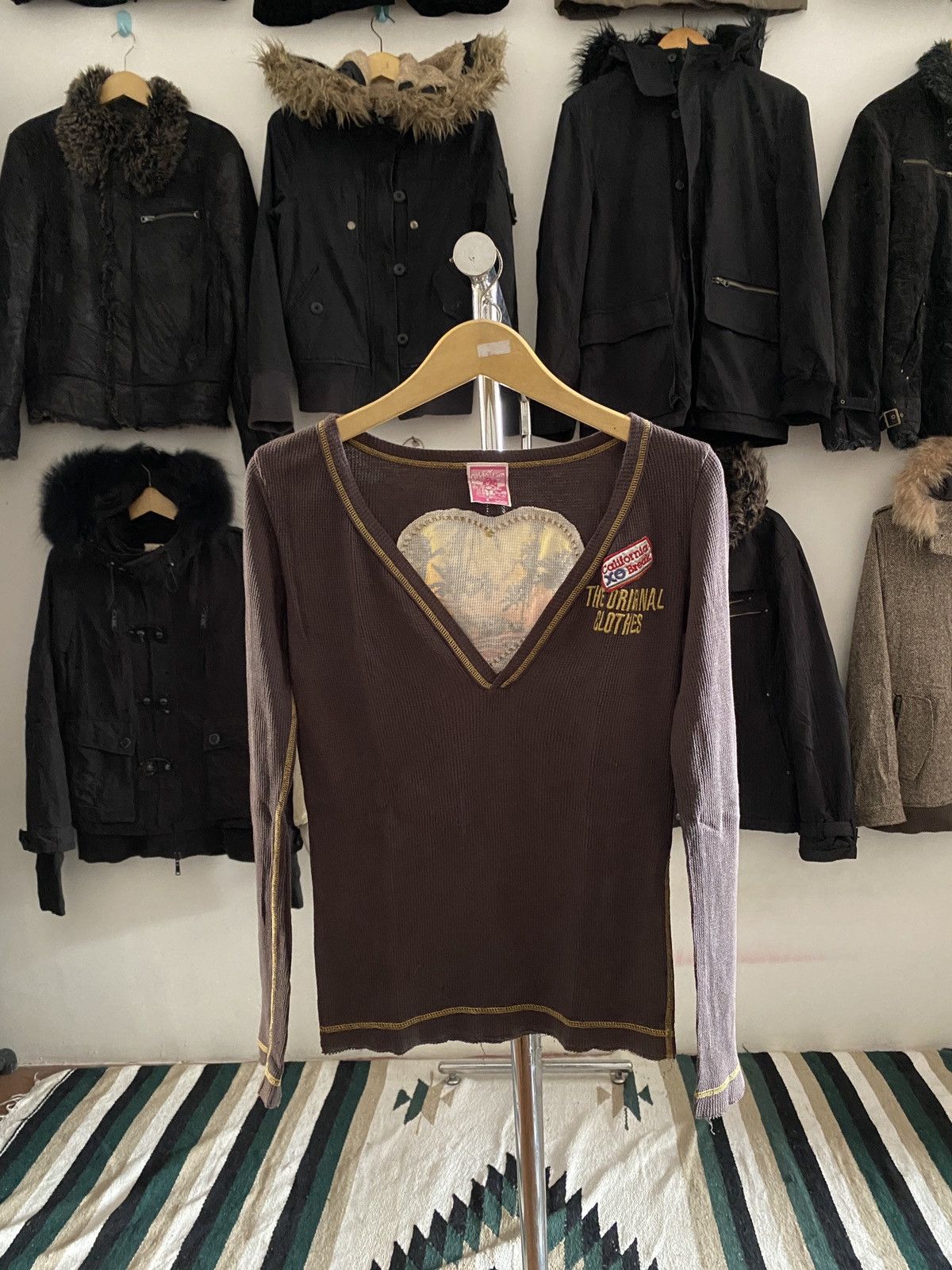 Japanese Brand Japanese California XE Break JPG ERD Style Longsleeve Tee Size US M / EU 48-50 / 2 - 1 Thumbnail