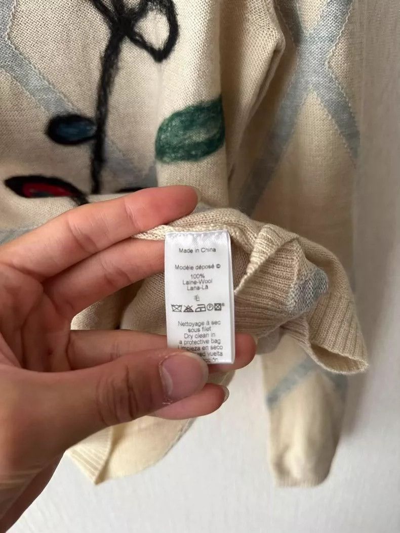 Kenzo KENZO Floral embroidered sweater Size L / US 10 / IT 46 - 7 Thumbnail