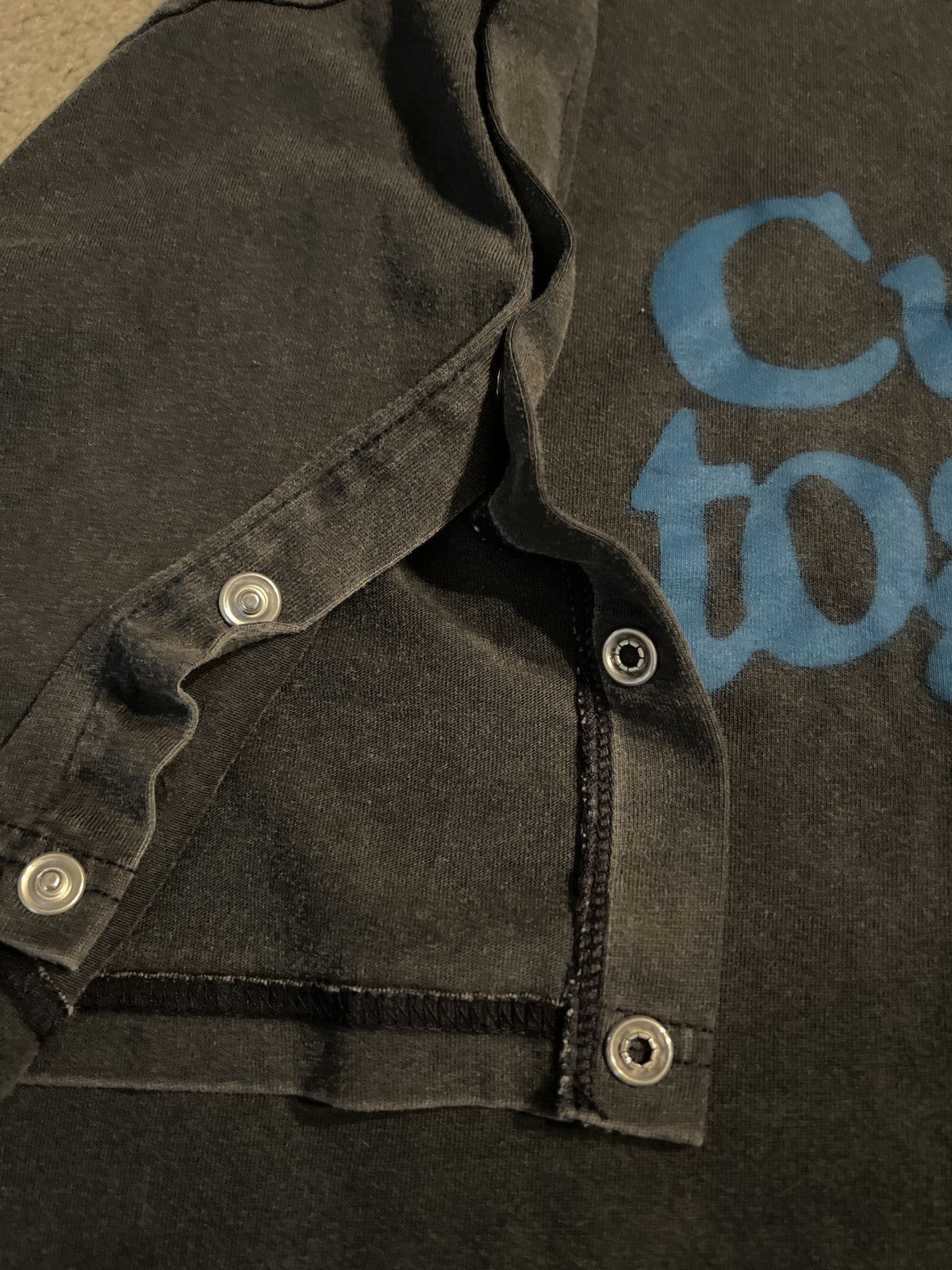 Carne Bollente Carne Bollente Cum Together TShirt in Washed Black Size US XL / EU 56 / 4 - 2 Thumbnail