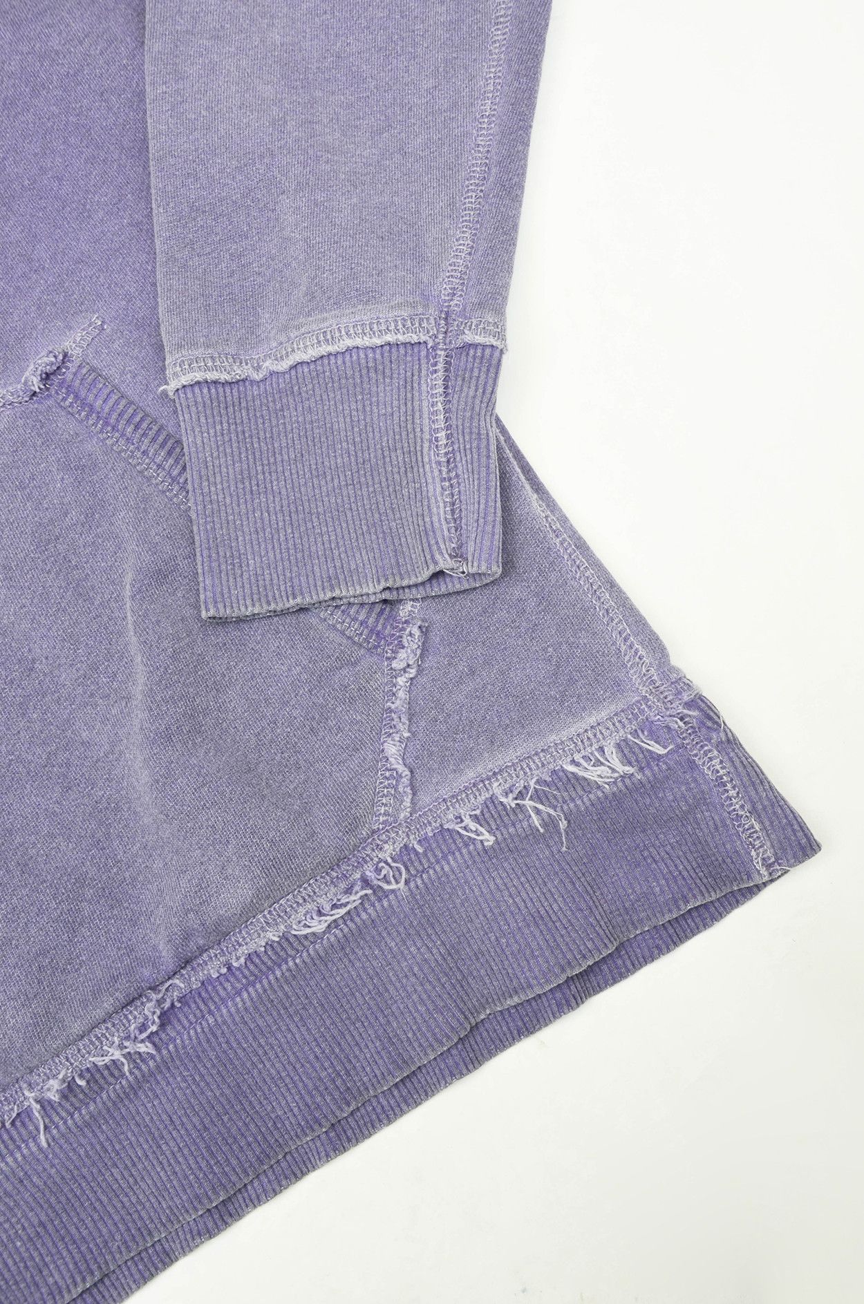 Diesel Diesel Stacked Deck Distressed Hoodie Purple - Size M Size US M / EU 48-50 / 2 - 4 Thumbnail