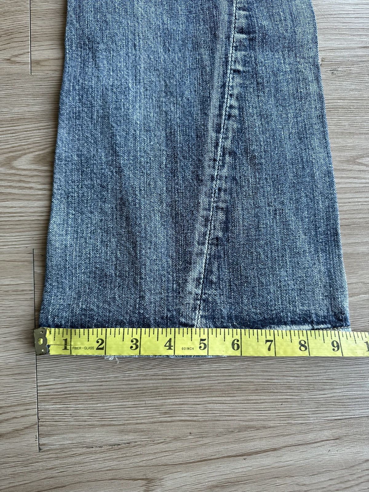 Japanese Brand XX Semantic Design Snake Skin Laces Riot Punk Flared Denim Size US 34 / EU 50 - 21 Thumbnail