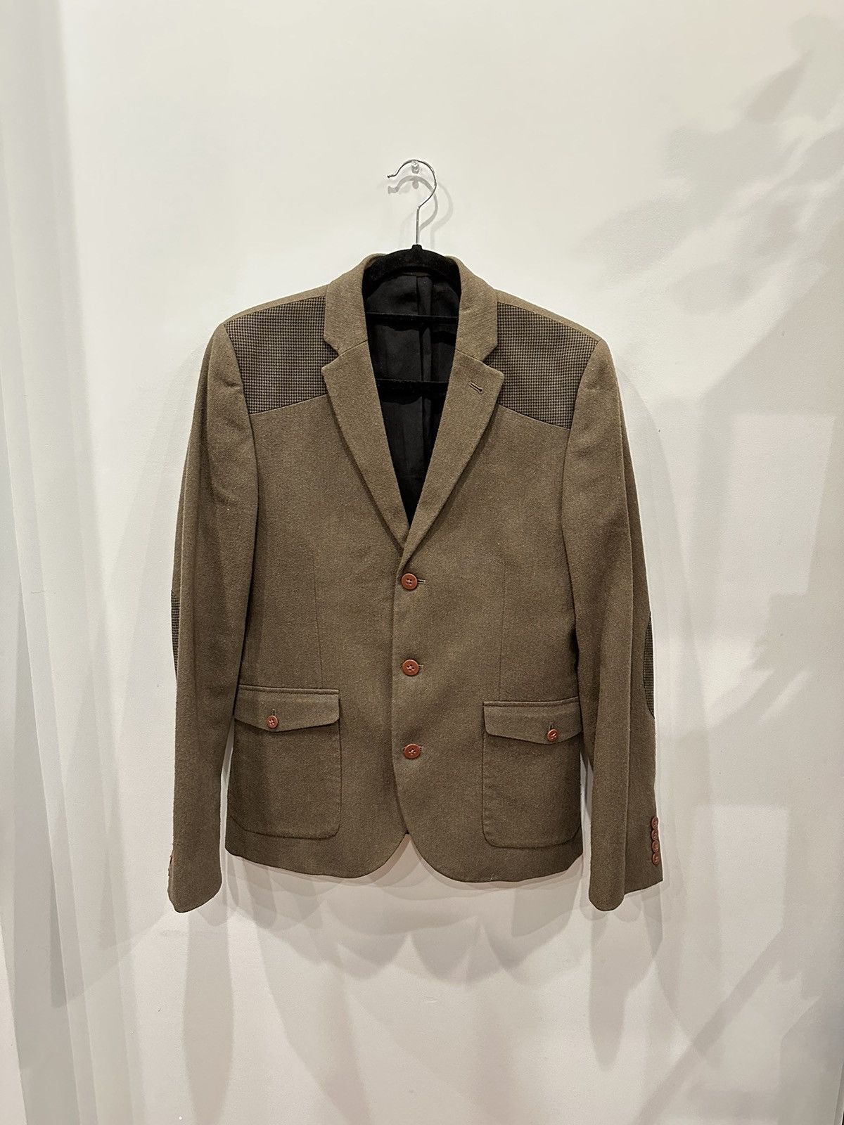 Topman 3 Button Wool & Cotton Suit Size 38R - 2 Thumbnail