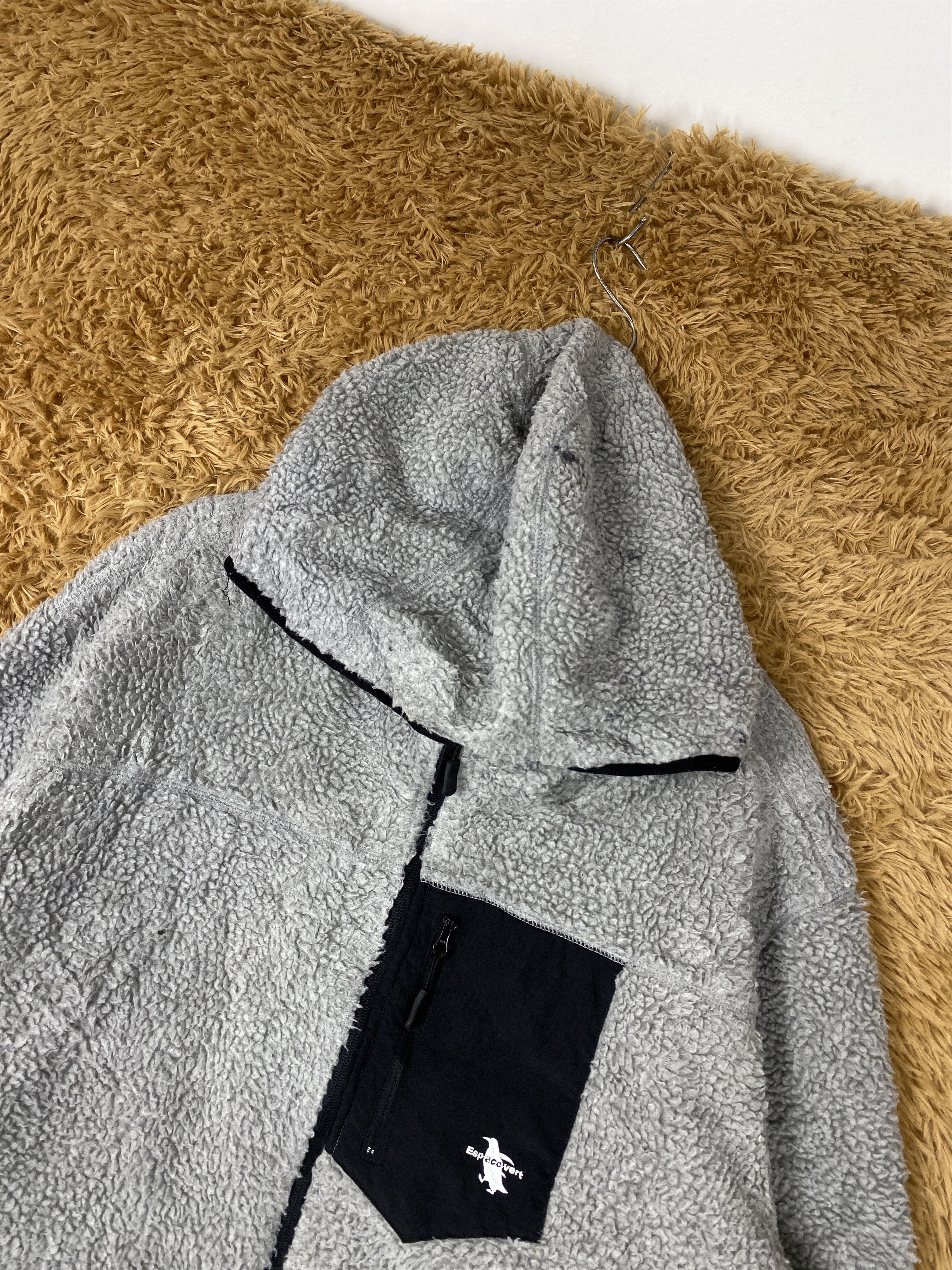 Japanese Brand Vintage Espace Vert Cross The Greatess Fleece Jacket J2000 Size US XXL / EU 58 / 5 - 2 Thumbnail