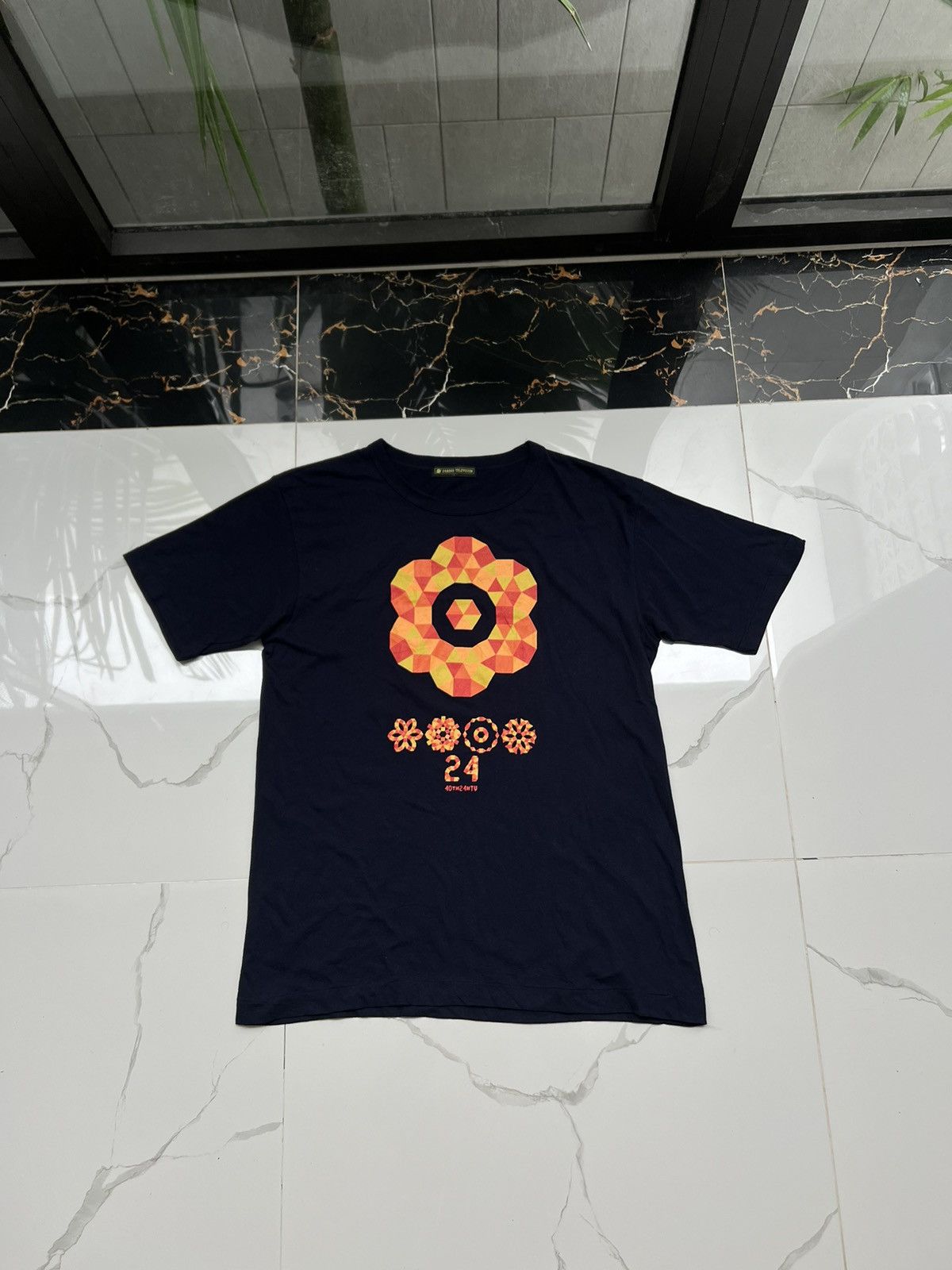 Japanese Brand × Takashi Murakami × Vintage 24 HOUR TELEVISION ADAO TOKOLO 40th RARE TEE Y2K JAPAN Size US L / EU 52-54 / 3 - 1 Thumbnail