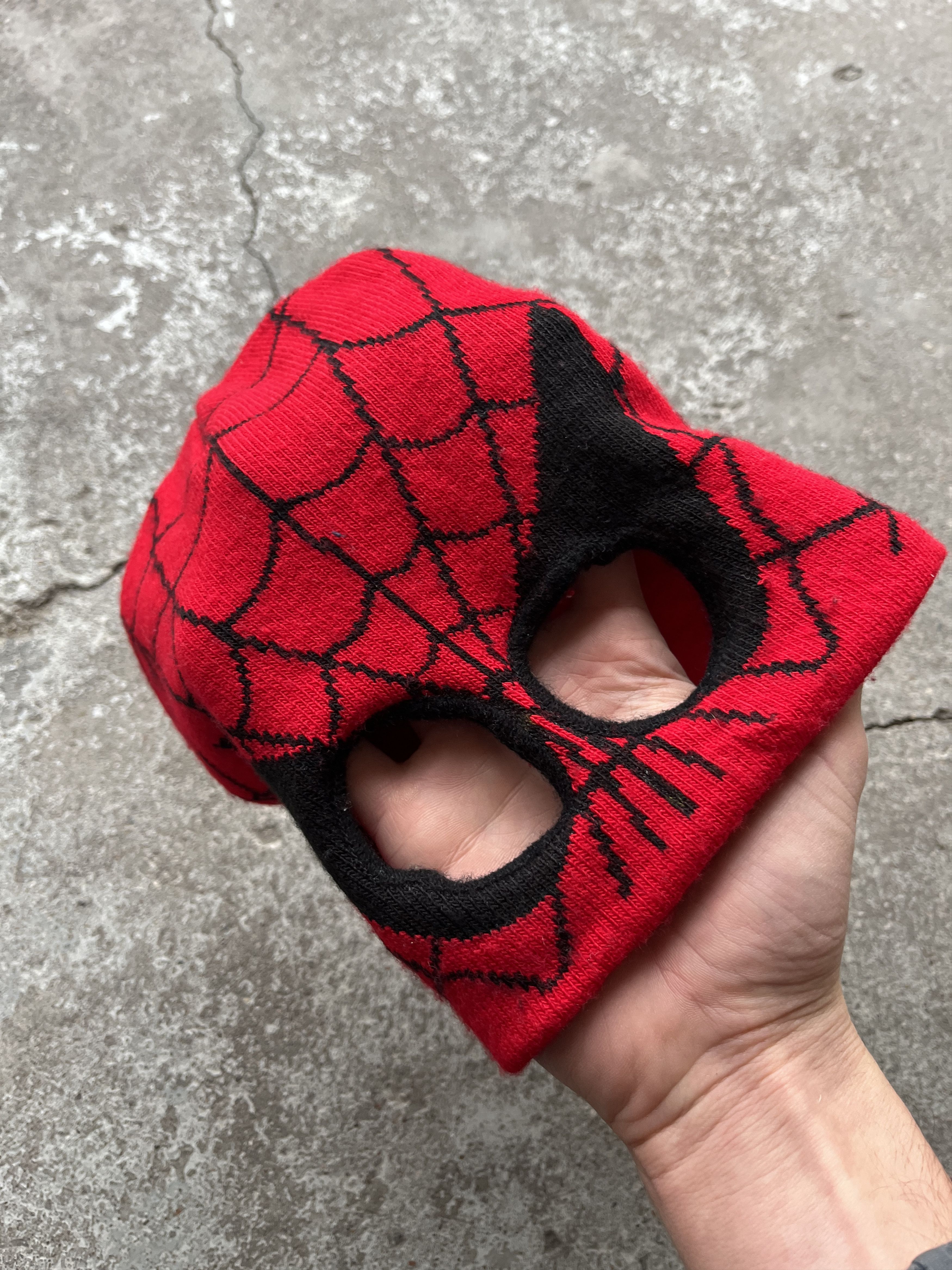 Other Spider-Man vintage cut-out eyes Y2K cap Size ONE SIZE - 2 Thumbnail