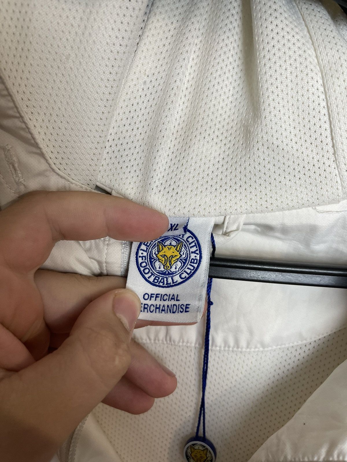 Adidas LEICESTER CITY FC 2017 LONGSLEEVE JACKET TRUE FADE Size US XL / EU 56 / 4 - 3 Thumbnail