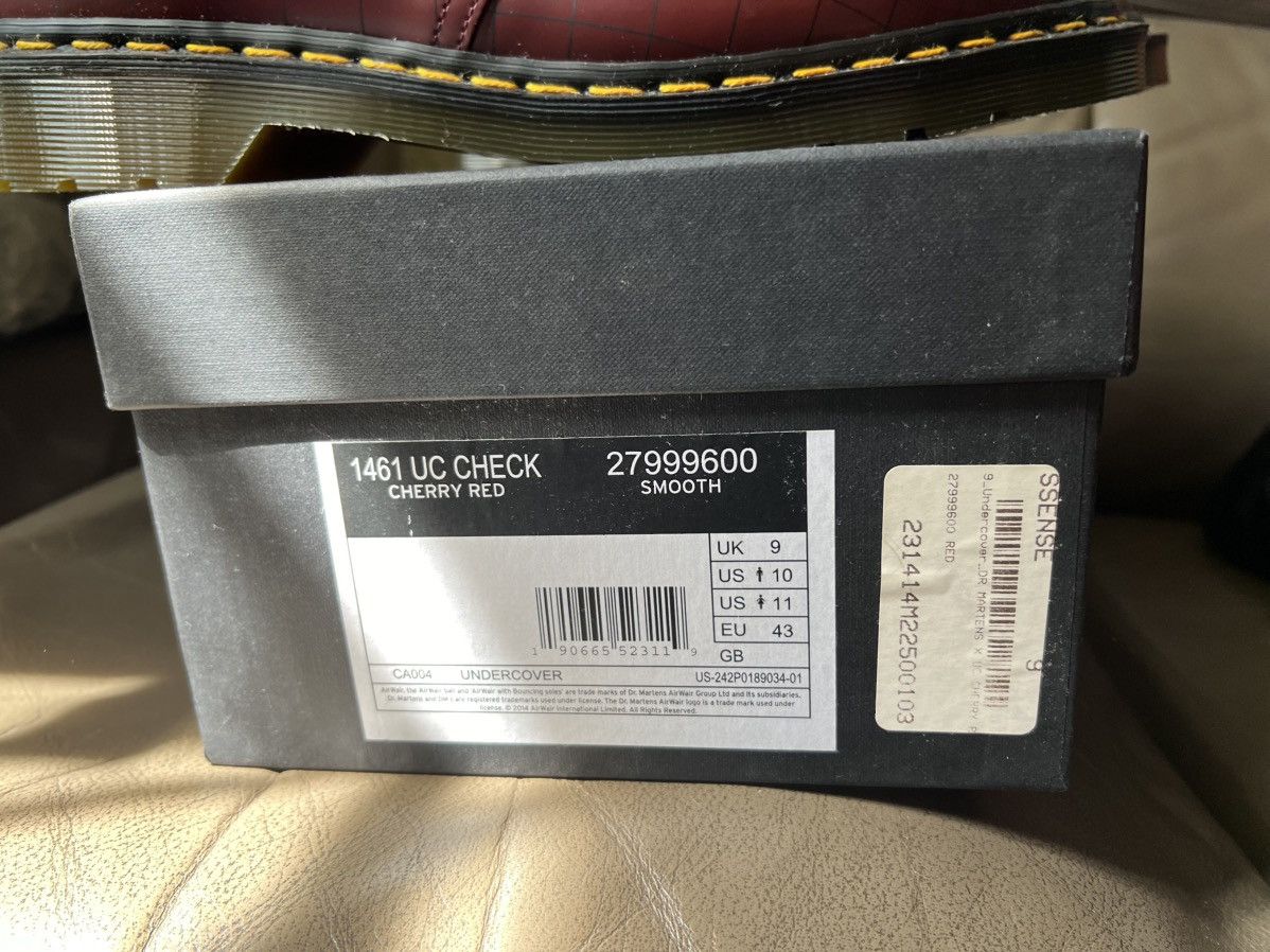 Dr. Martens × Undercover Undercover x Dr. Martens Classic Model 1461 Size US 10 / EU 43 - 7 Thumbnail