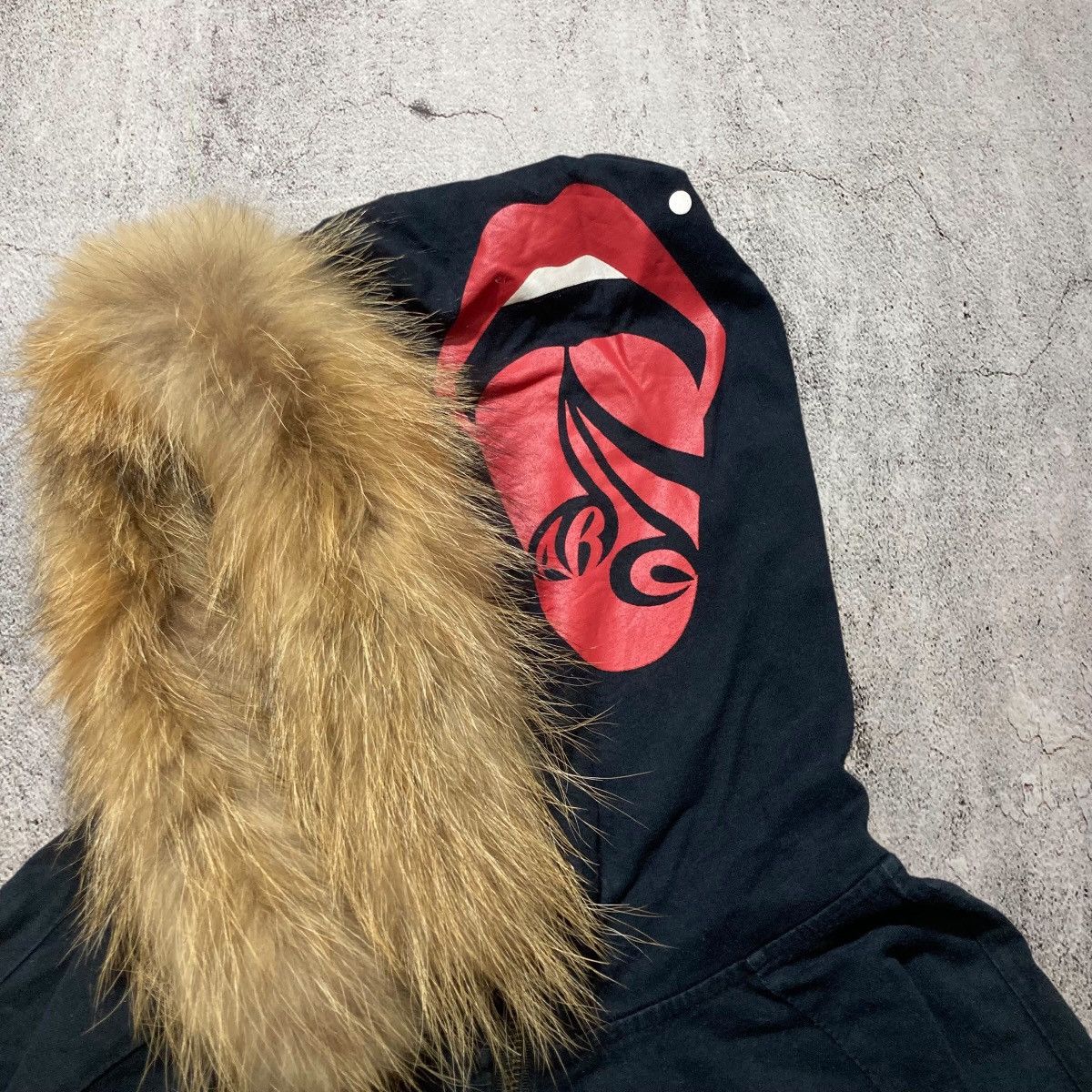 Japanese Brand 2000s Acid Black “Suck You” Ziphoodie Fur Lgb Punk Sly Style Size US M / EU 48-50 / 2 - 8 Thumbnail