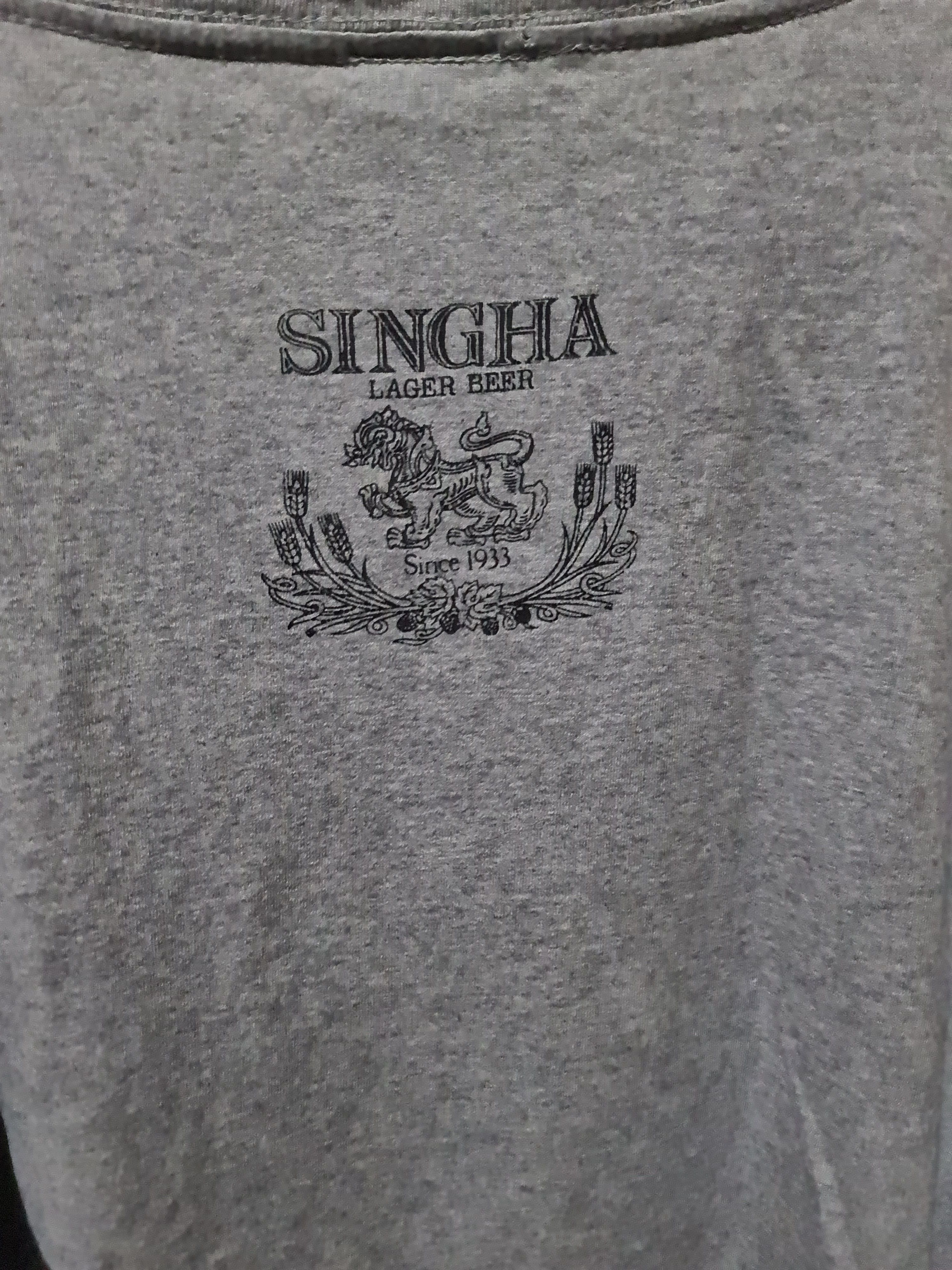 Other T-SHIRT SINGHA LAGER BEERS (tag hanes) Size US L / EU 52-54 / 3 - 3 Thumbnail