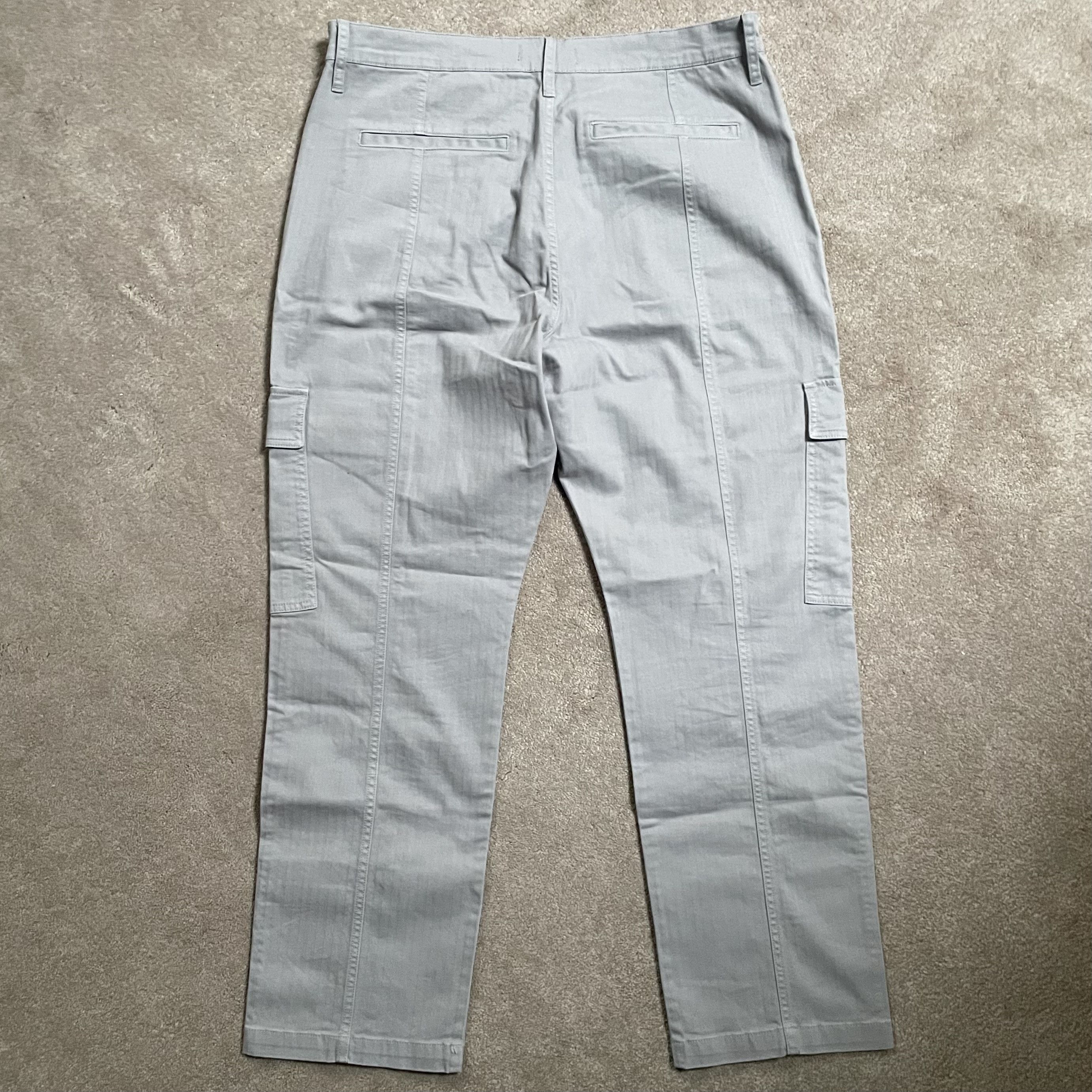 Madewell Madewell Garment Dyed Herringbone 90s Straight Cargo Pants Size 36" / US 14 / IT 50 - 7 Thumbnail