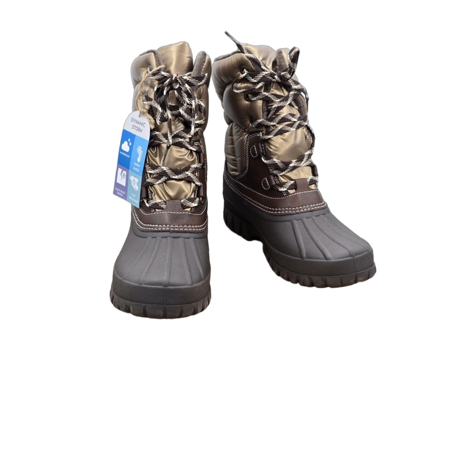 Vintage JBU by Jambu Canyon Waterproof Boots Womens Bronze Dark Brown Sz 10 M Winter Casual Walking Size US 10 / IT 40 - 1 Thumbnail