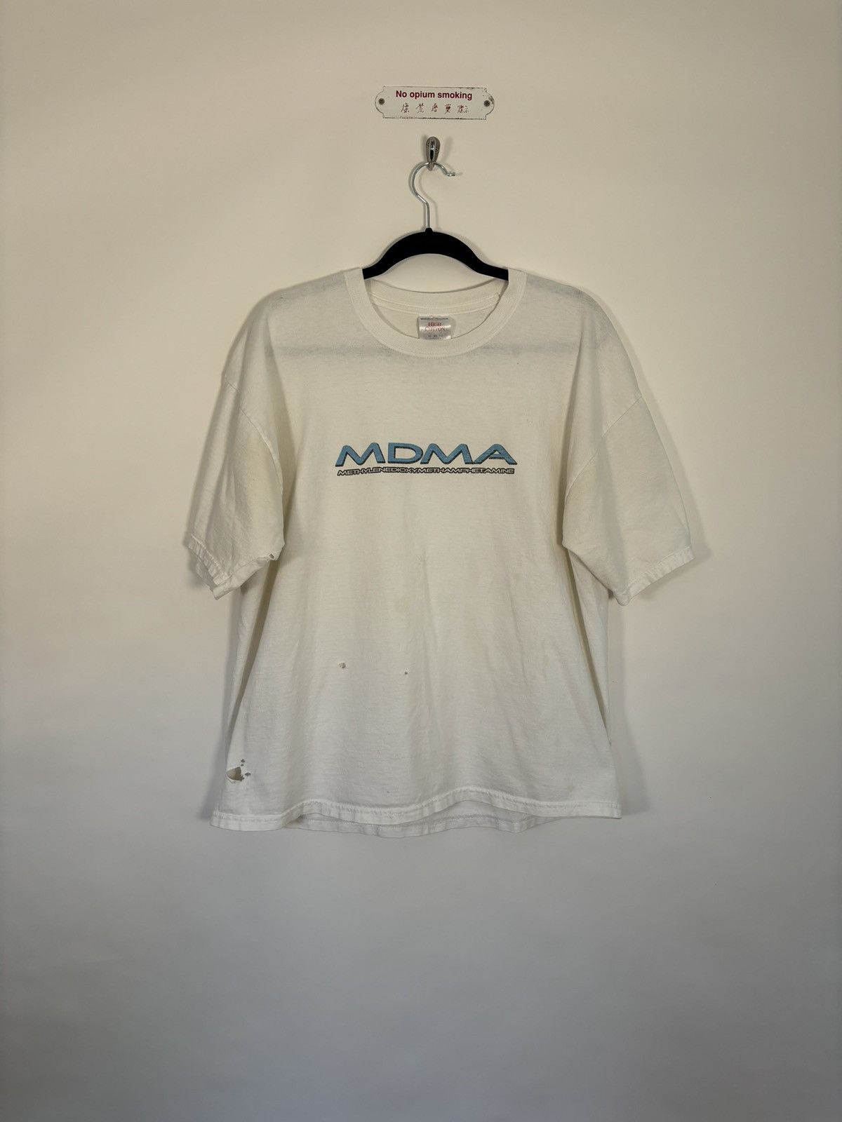 Vintage 🔥VINTAGE GRAIL🔥 MDMA RAVE OVERSIZE T-SHIRT Size US XL / EU 56 / 4 - 1 Thumbnail