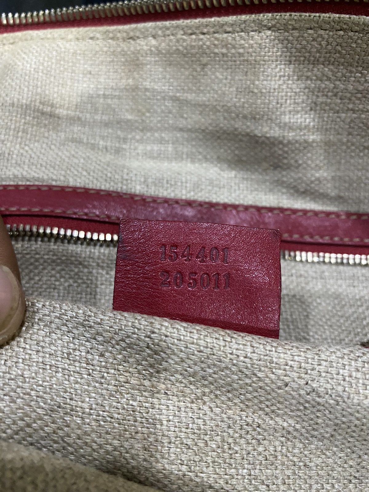 Gucci × Vintage Vintage Gucci Web Hobo Bag Size ONE SIZE - 16 Thumbnail
