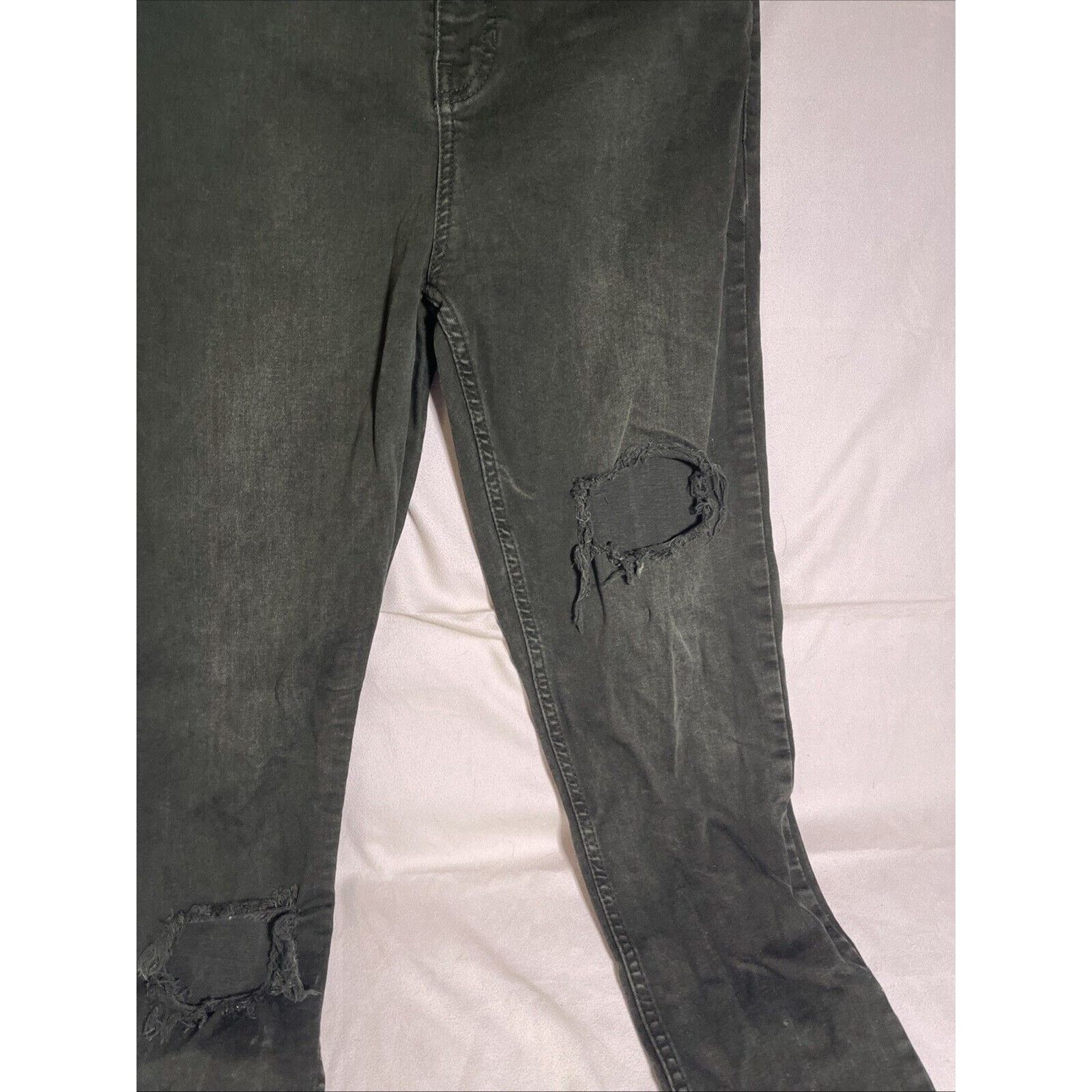 Free People Free People Jeans Women's 29 Regular Pockets Black Denim Size 29" - 4 Thumbnail