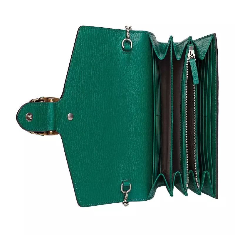 Gucci GUCCI Dionysus Emerald Green Chain Wallet New/Auth Size ONE SIZE - 2 Thumbnail