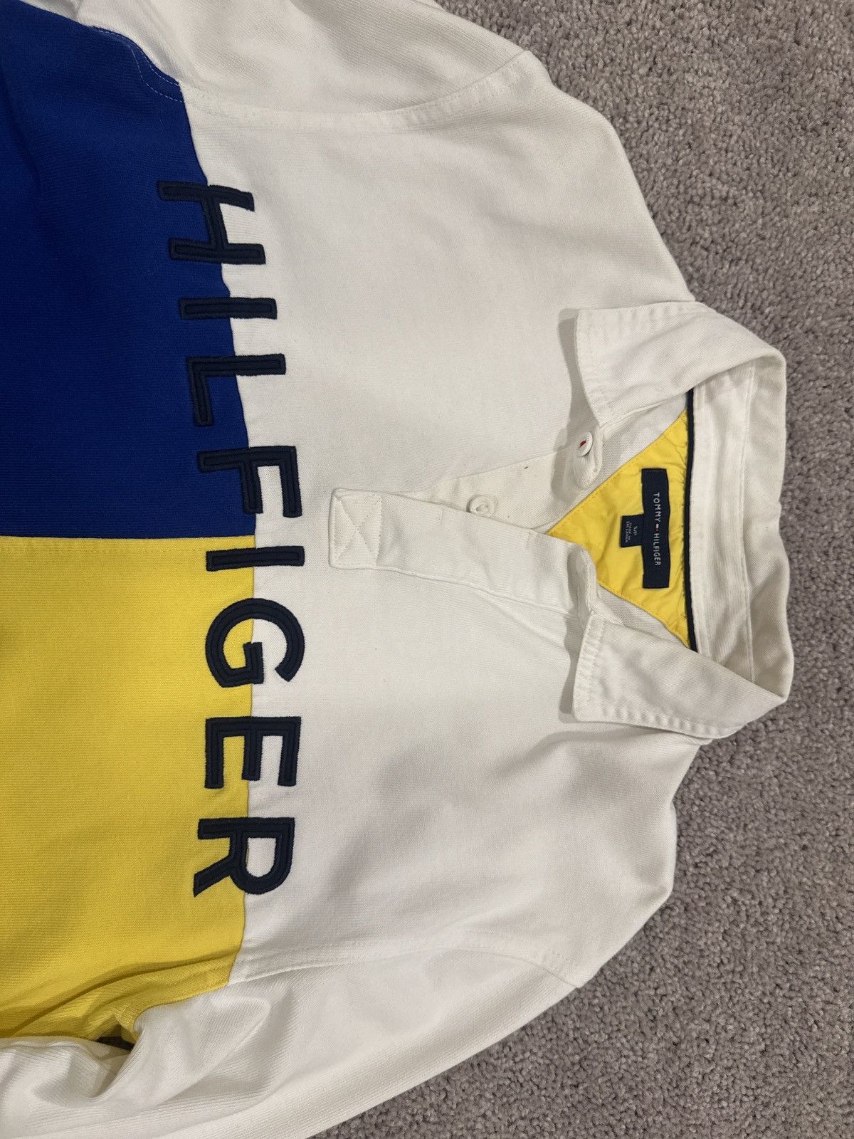 Tommy Hilfiger Tommy Hilfiger Color Blocked Logo Rugby Size US S / EU 44-46 / 1 - 2 Thumbnail