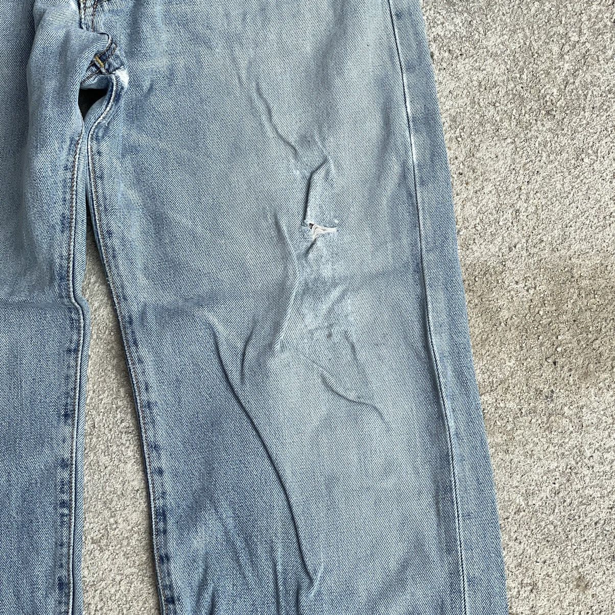 Edwin “DISTRESSED REDLINE SELVEDGE EDWIN 505X” DENIM JEAN Size US 32 / EU 48 - 3 Thumbnail