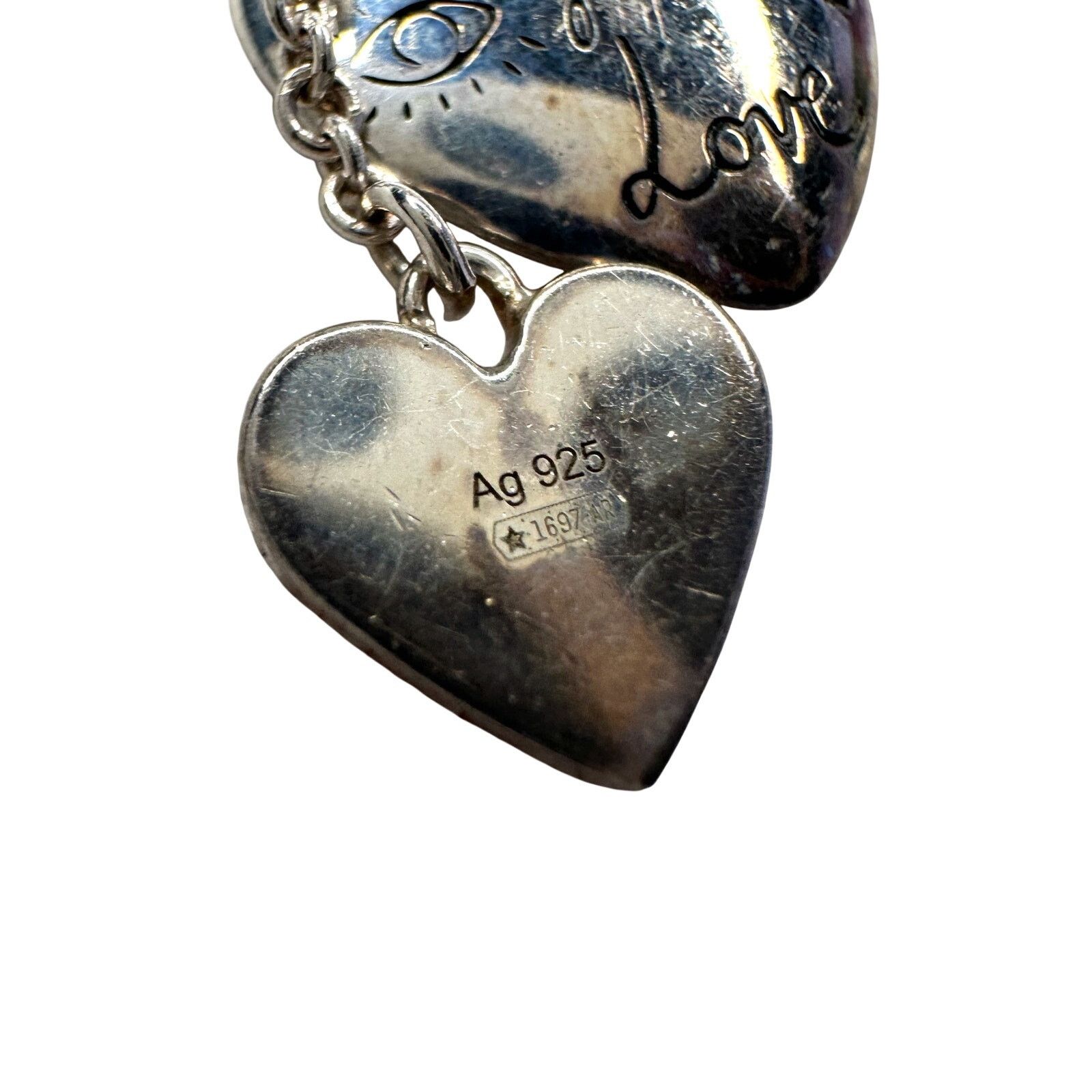 Gucci Gucci 'Blind for Love' Engraved Heart Bracelet w box Size ONE SIZE - 9 Thumbnail