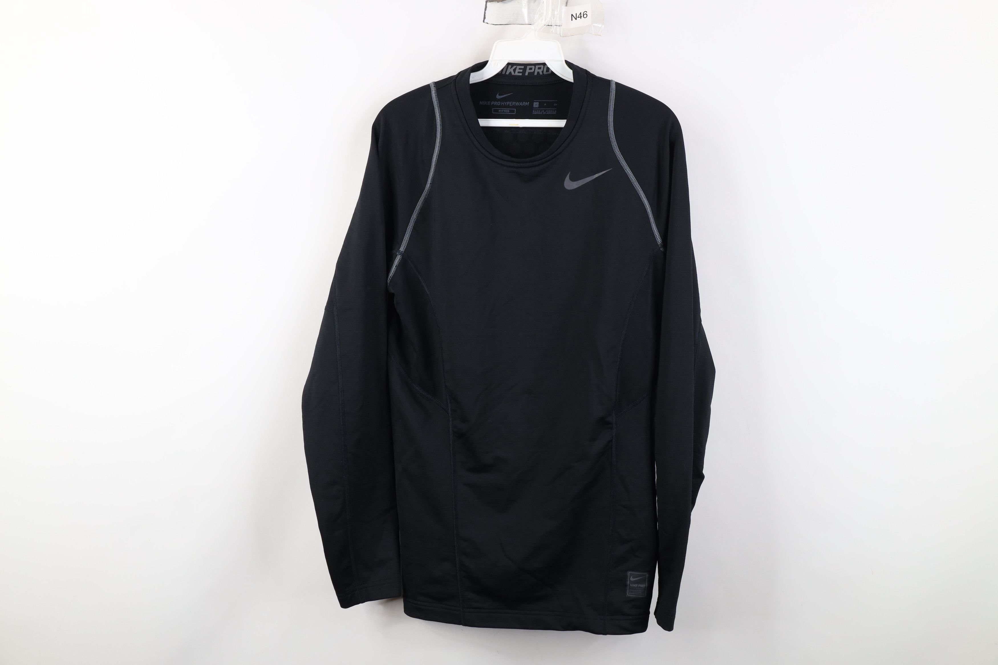 Nike Nike Pro Hyperwarm Fitted Fleece Lined Training T-Shirt Size US S / EU 44-46 / 1 - 1 Thumbnail