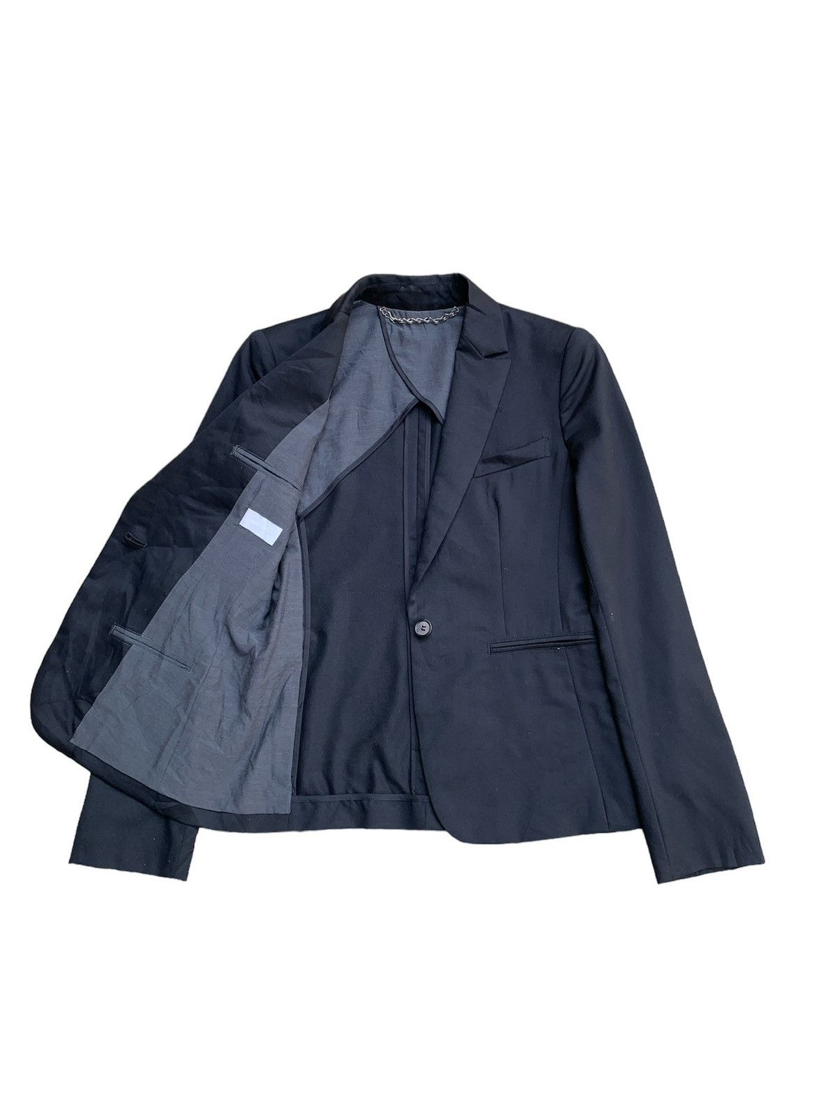 Japanese Brand × Maison MIHARA YASUHIRO × Vintage Vintage Miharayasuhiro Wool Blazer Jacket Size S / US 4 / IT 40 - 3 Thumbnail