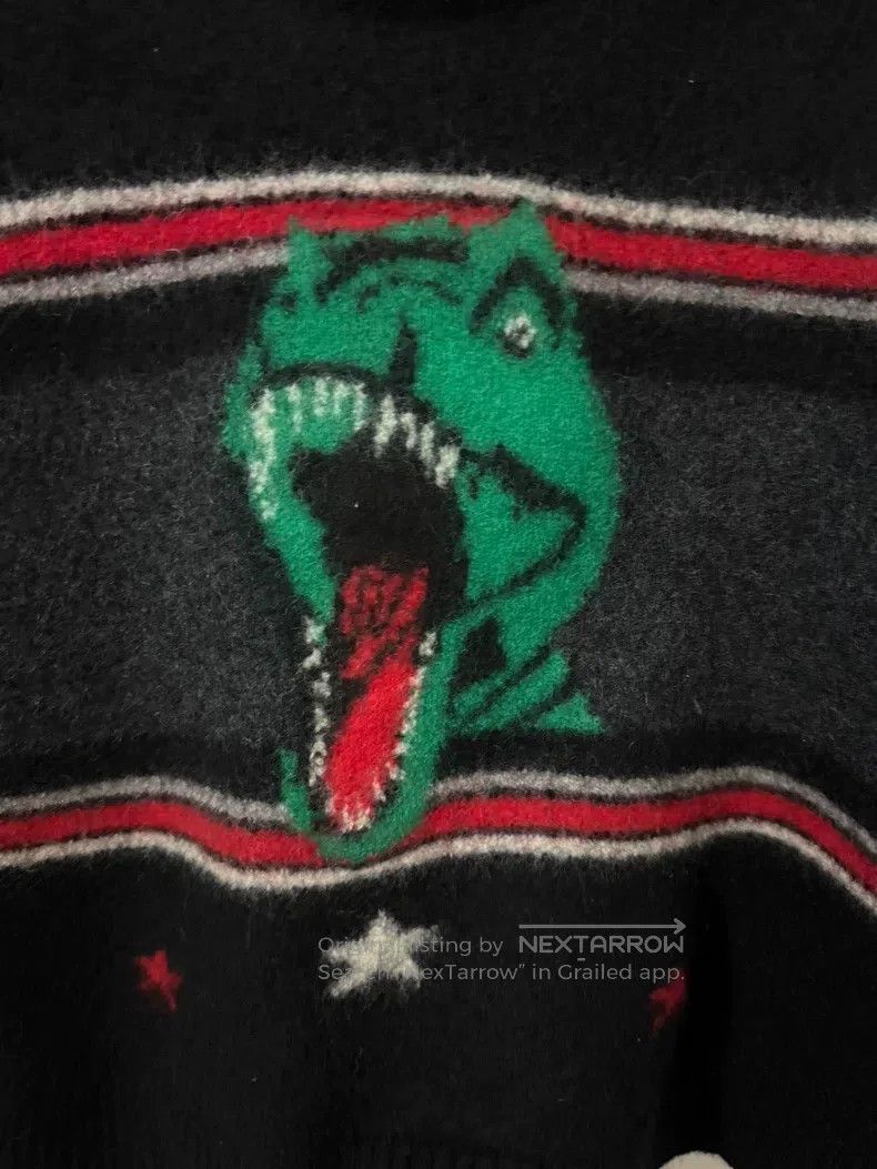Saint Laurent Paris Saint Laurent Paris Wool starry striped black dinosaur swe Size US XL / EU 56 / 4 - 3 Thumbnail
