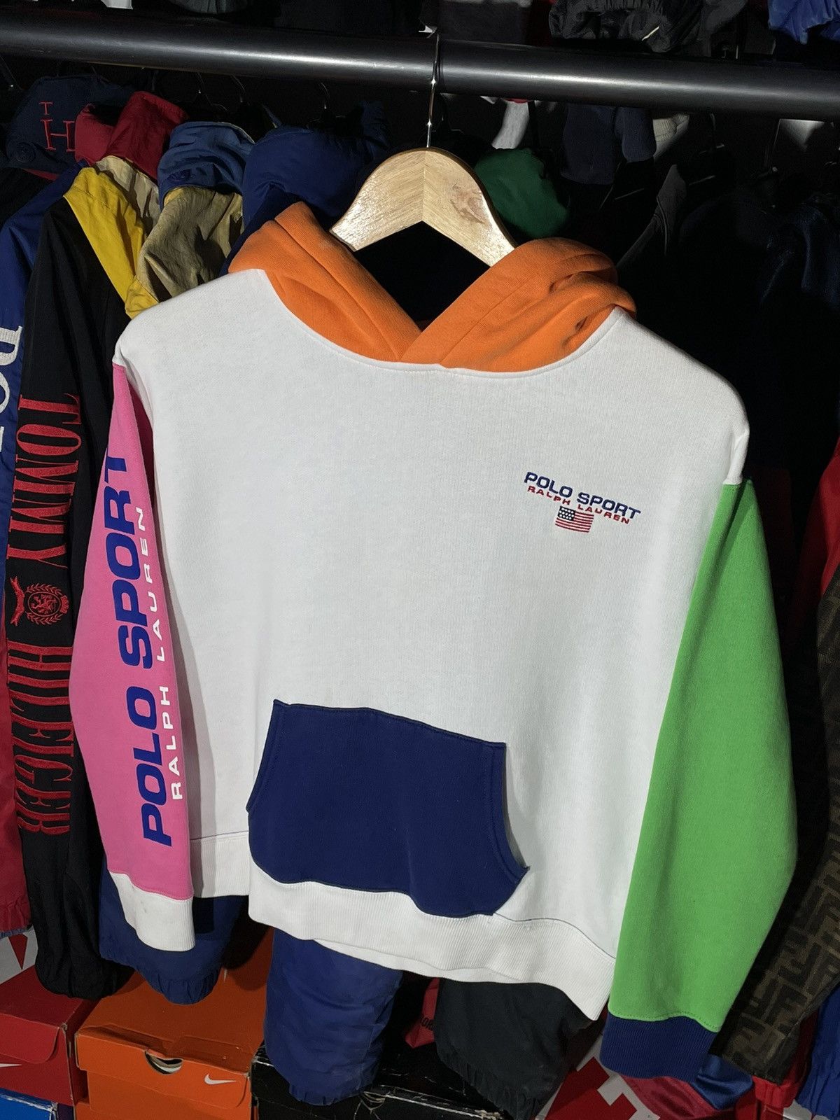 Polo Ralph Lauren × Vintage Hoodie Polo Sport Size XS / US 0-2 / IT 36-38 - 3 Thumbnail
