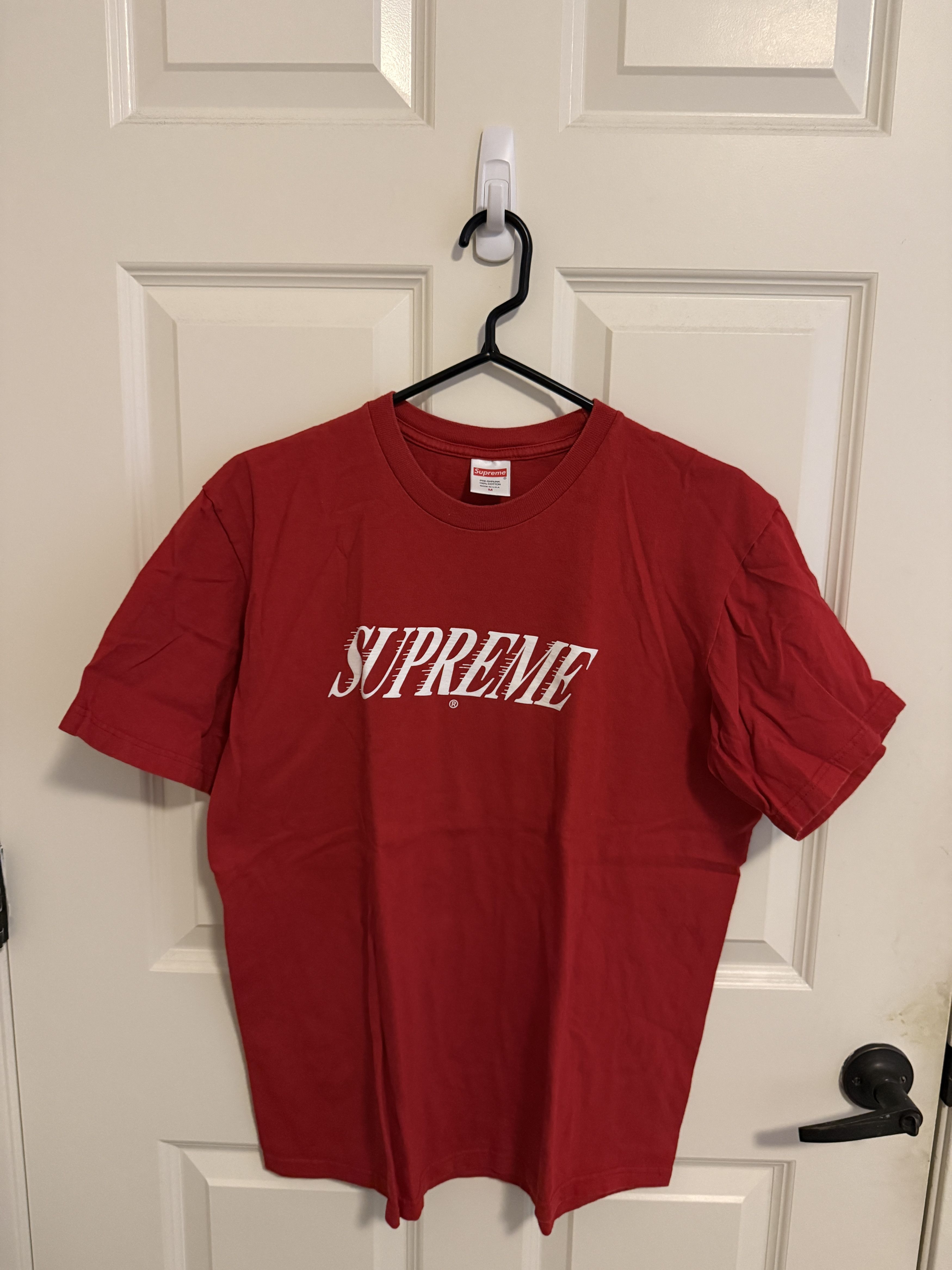 Supreme World Famous T Shirt Red | Grailed