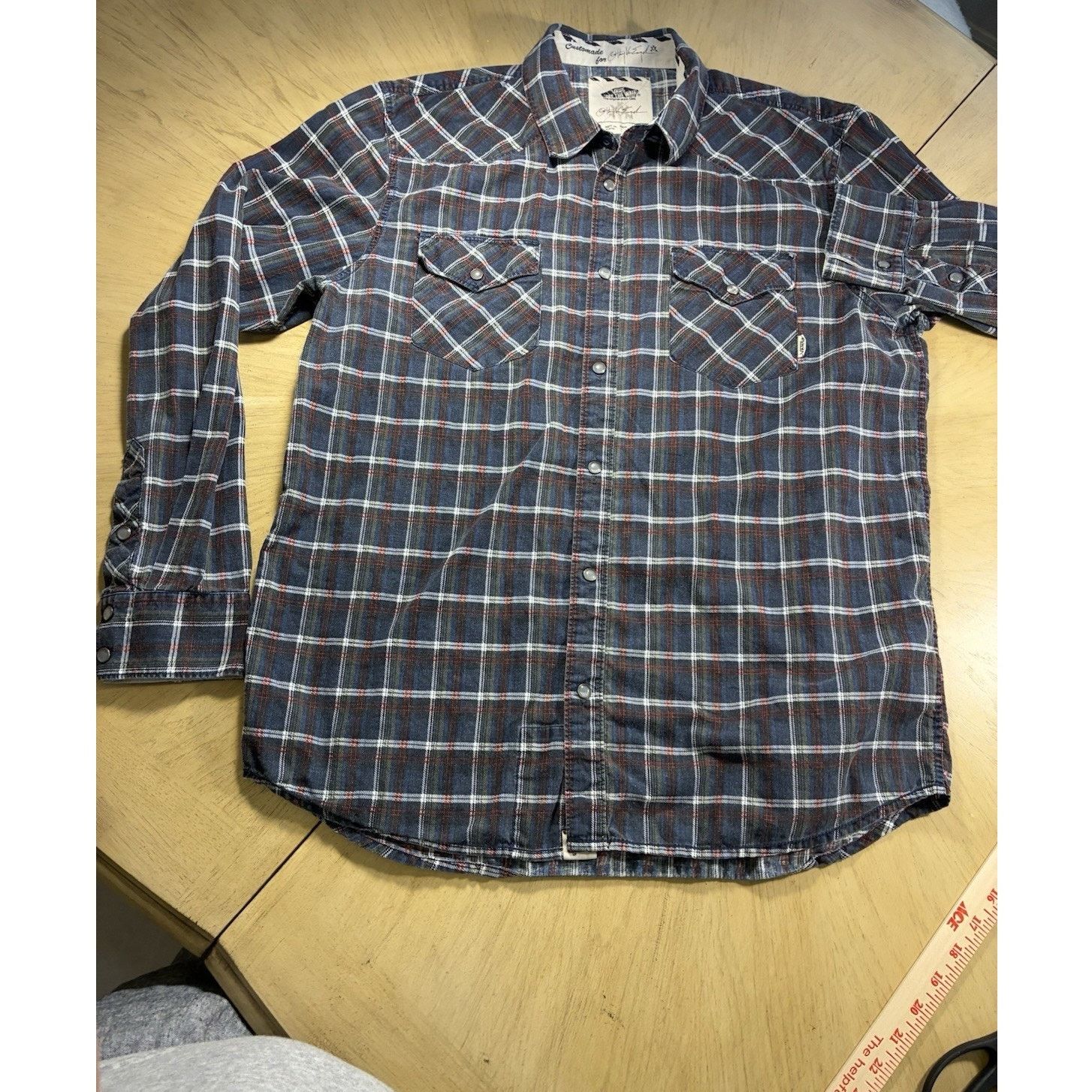 Vans Vans Men Plaid Shirt L Grunge Skater Y2K Anthony Van Engelen Size US L / EU 52-54 / 3 - 18 Thumbnail