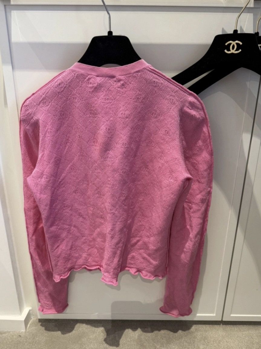Chanel CC rhinestone clasp cardigan Size S / US 4 / IT 40 - 5 Thumbnail