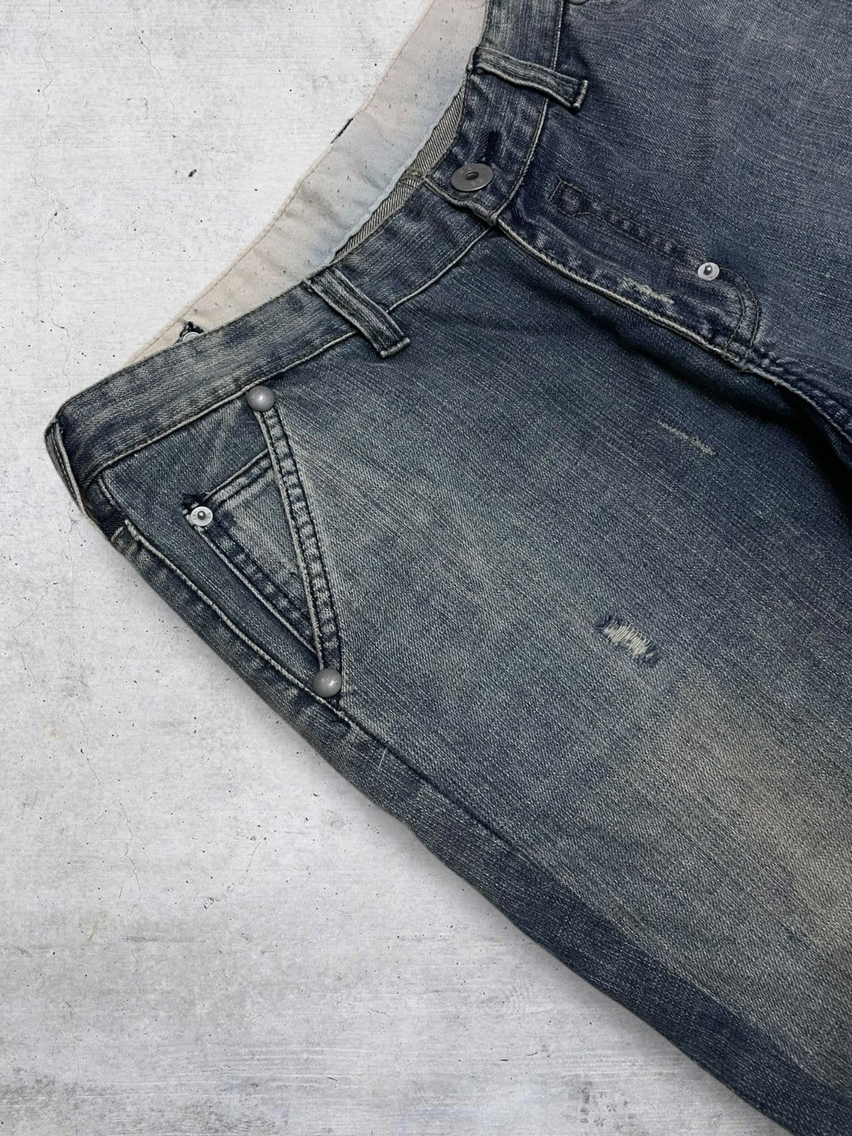 Hysteric Glamour RUSH HOUR 90S JAPAN DESIGNER DISTRESSED FLARED ICONIC DENIM Size US 32 / EU 48 - 8 Thumbnail