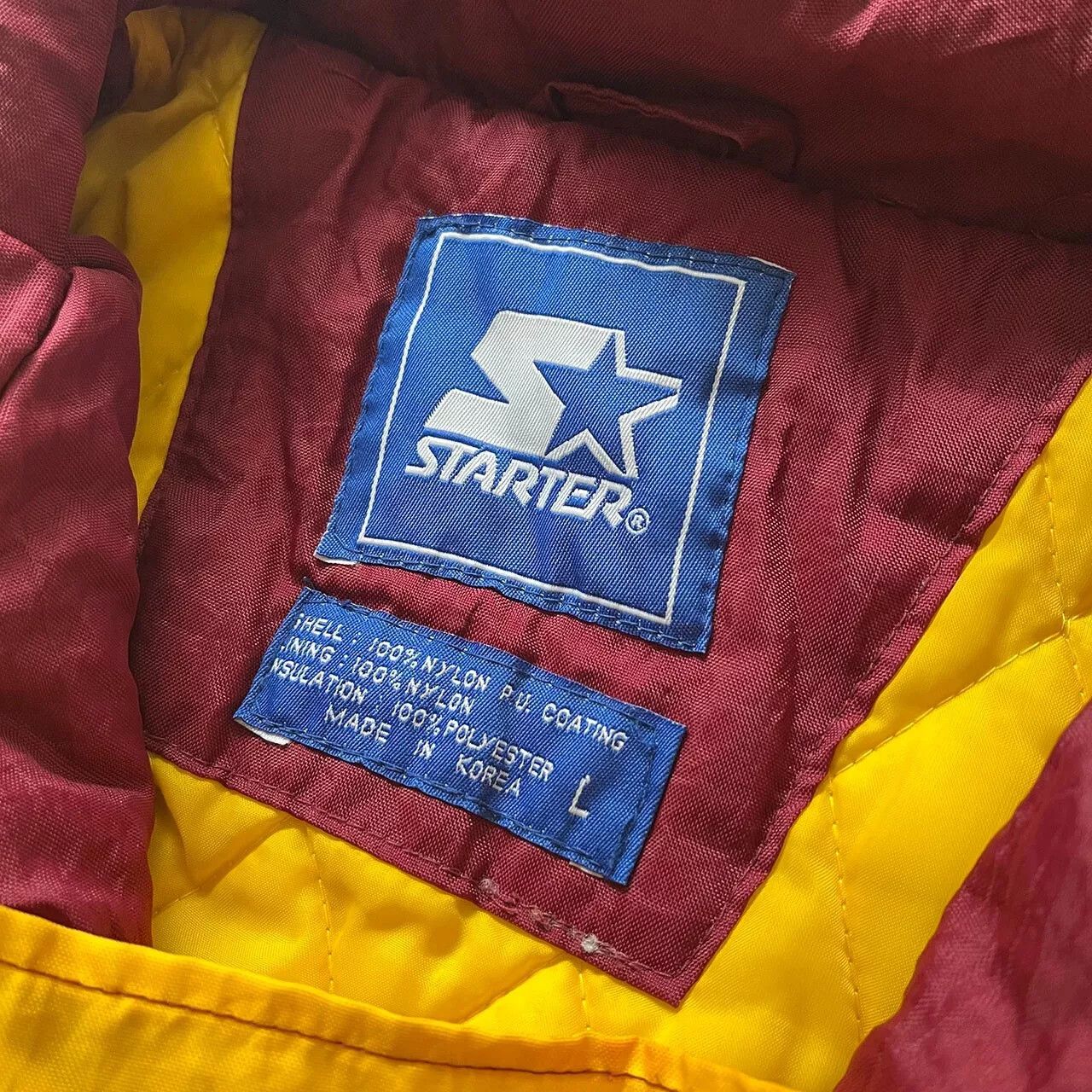 NCAA × Starter × Vintage VTG 90s FLORIDA SATATE SEMINOLES FSU PUFFER JACKET PULLOVER Size US L / EU 52-54 / 3 - 7 Thumbnail