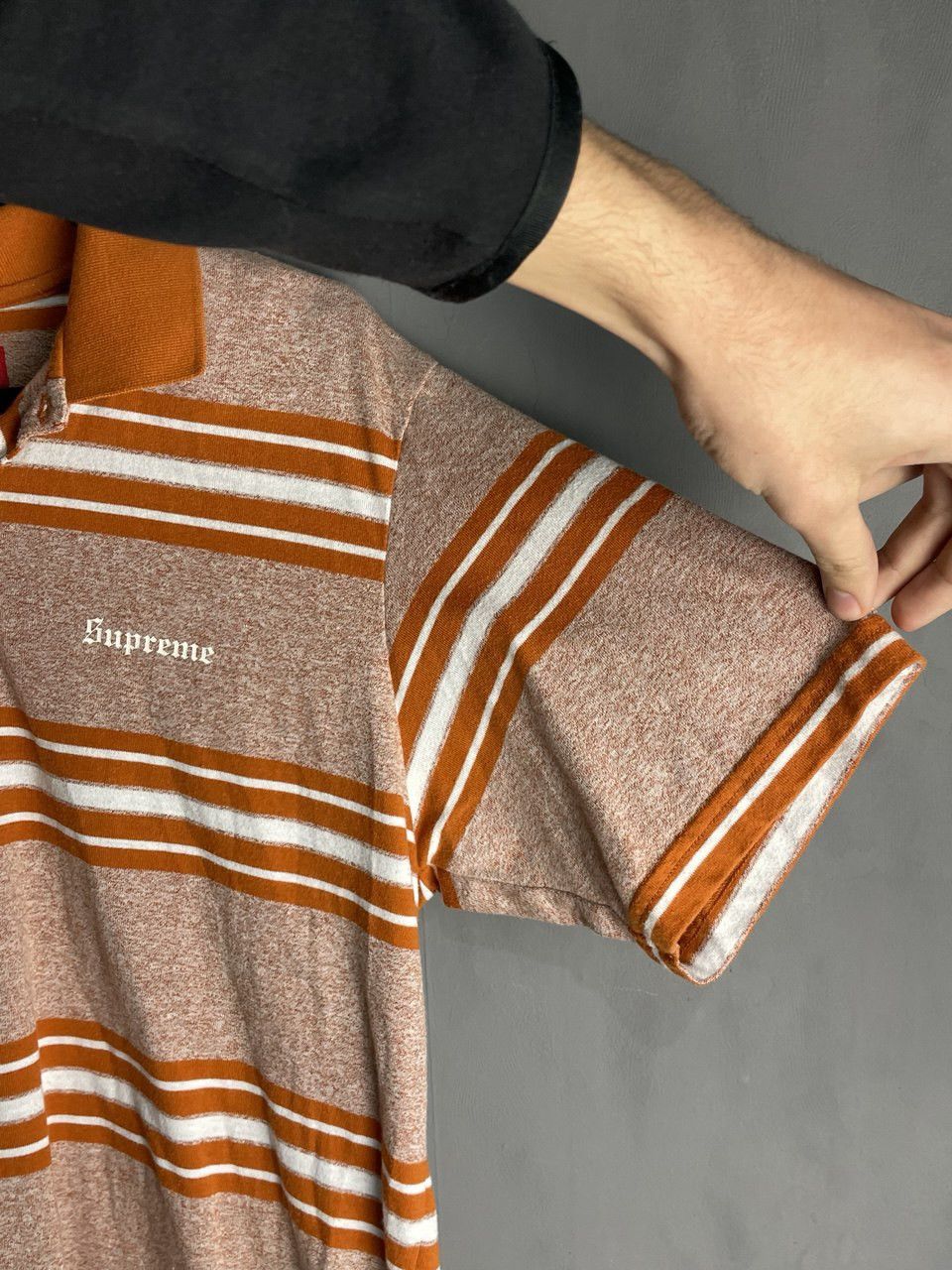 Supreme Supreme Striped Polo Shirt Size US M / EU 48-50 / 2 - 4 Thumbnail