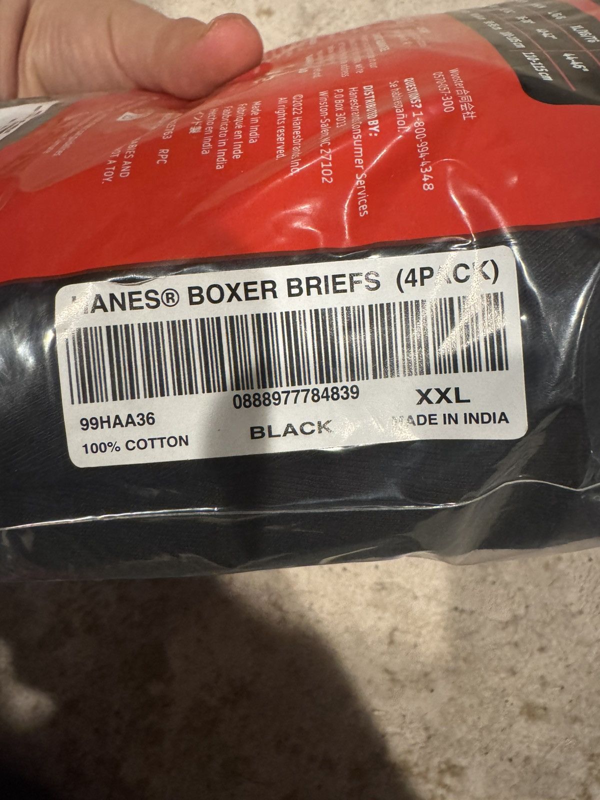 Supreme Supreme Boxers Black 2XL Size 44 - 3 Thumbnail