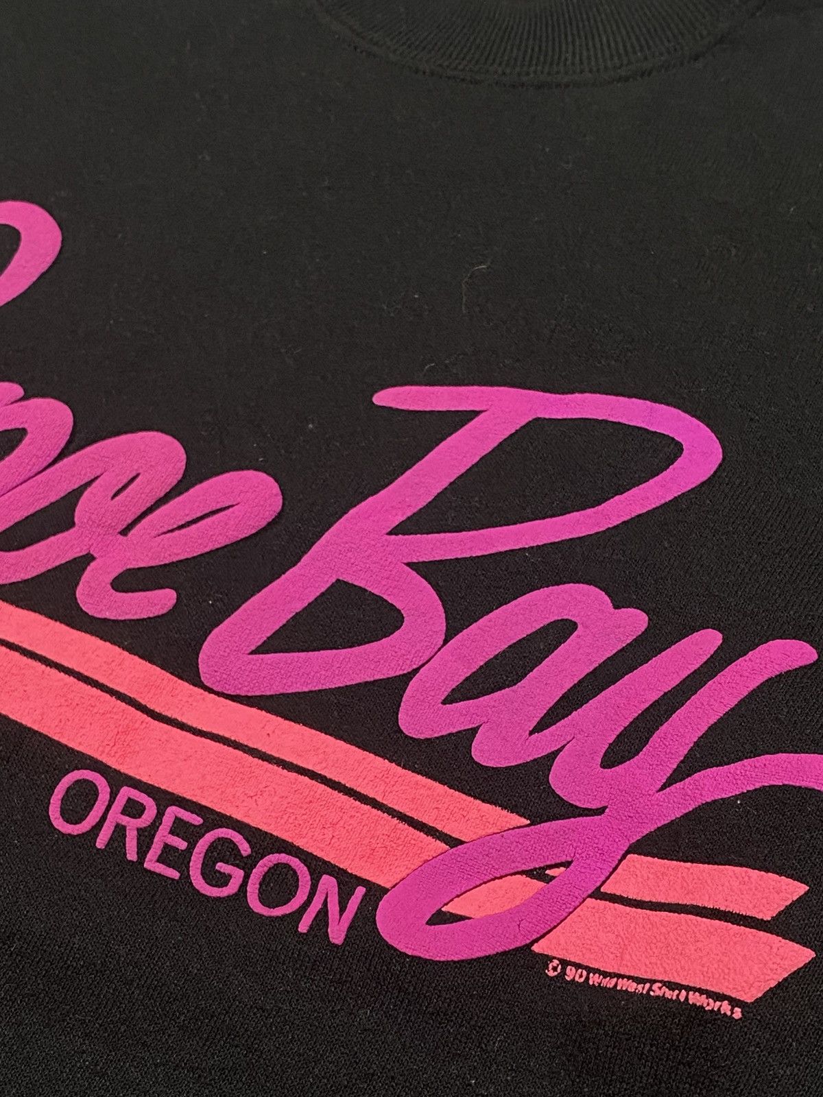 Jerzees Vintage 1990 Depoe Bay Oregon Crewneck Size US M / EU 48-50 / 2 - 3 Thumbnail