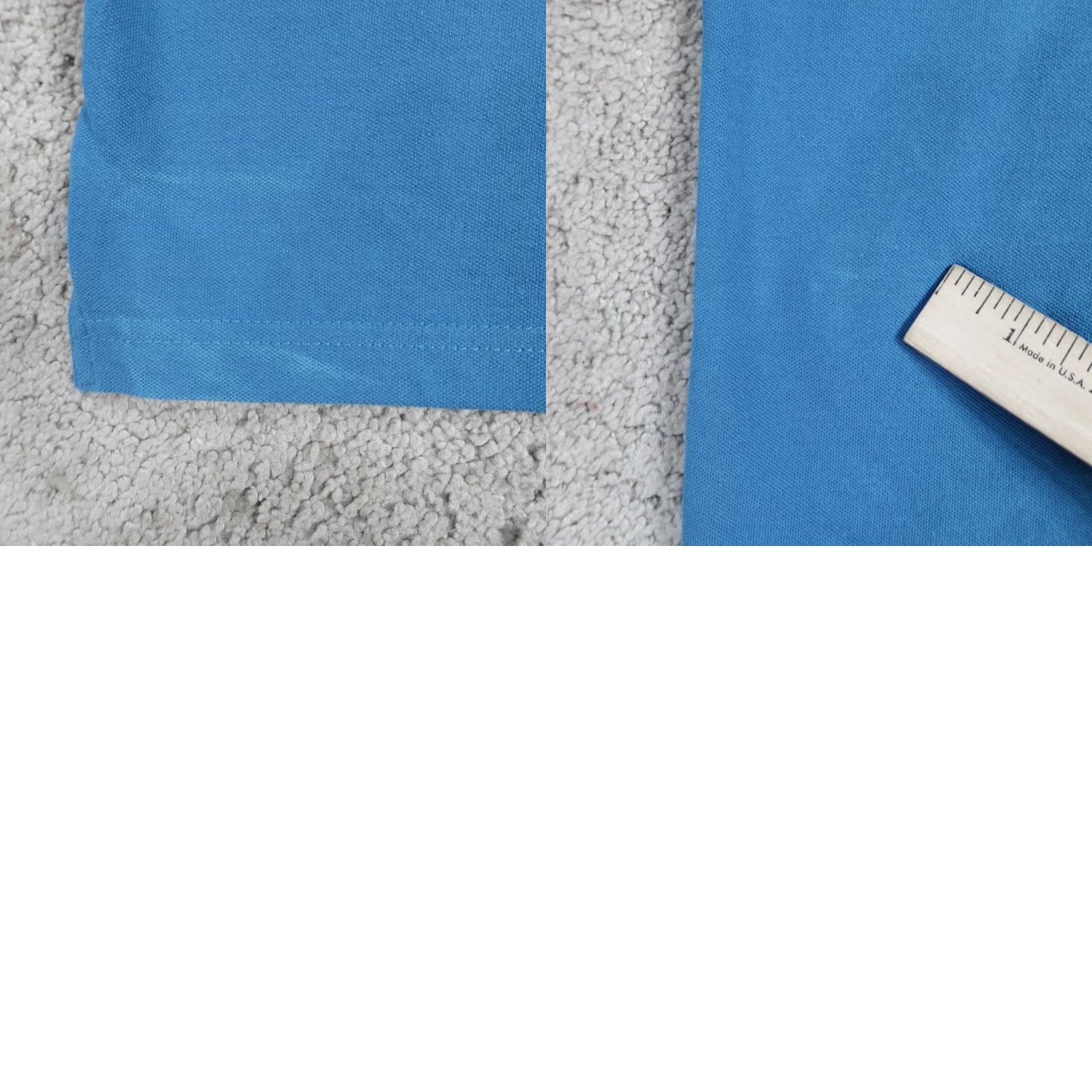 Pringle Of Scotland Pringle of Scotland Polo Shirt 2XL Blue Solid Cotton Polo Men Sports Golf Short Sleeve Collared Button Regular Vintage: No Size US XXL / EU 58 / 5 - 8 Thumbnail