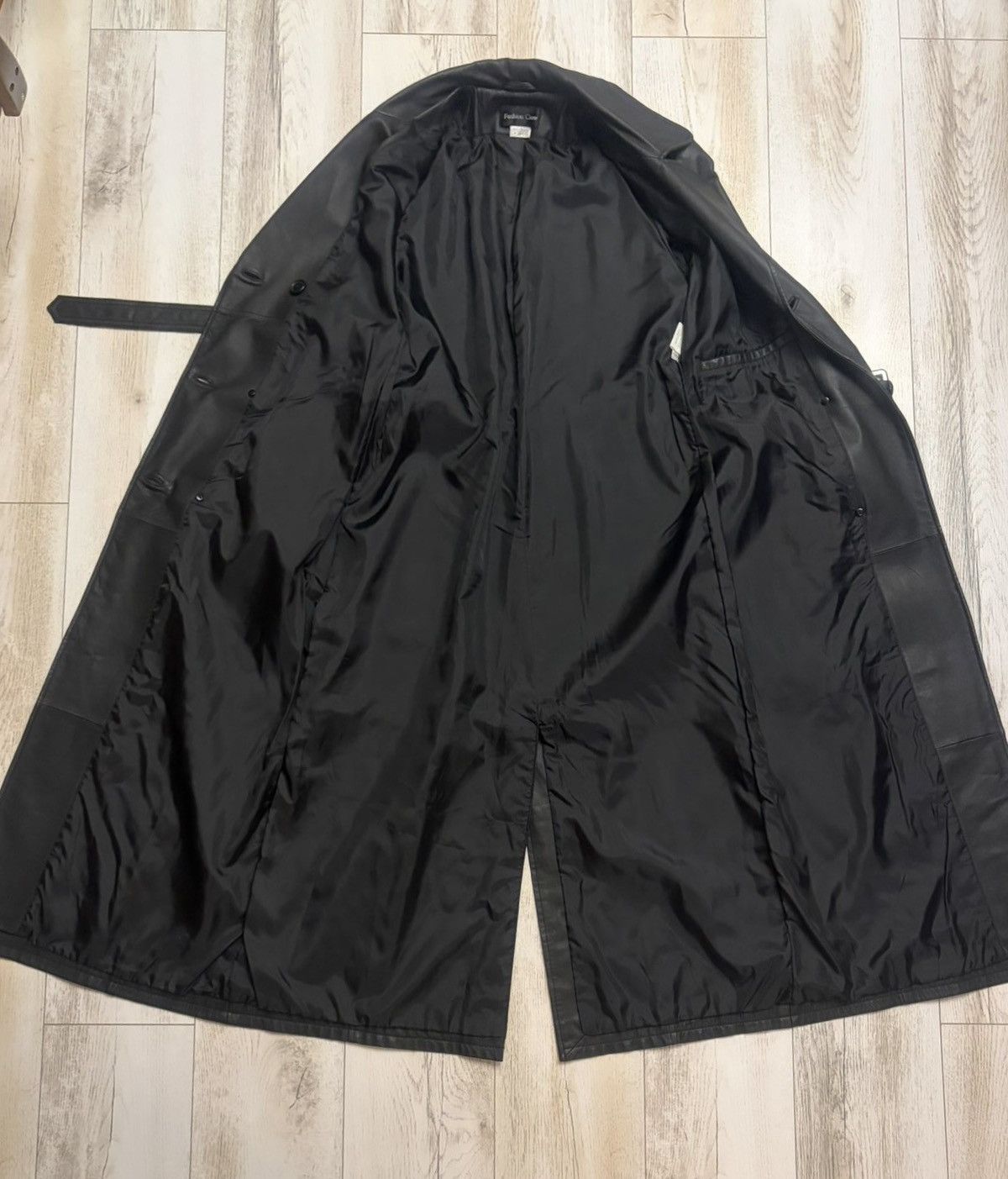 Other Vintage Leather Coat Jacket Size M / US 6-8 / IT 42-44 - 5 Thumbnail