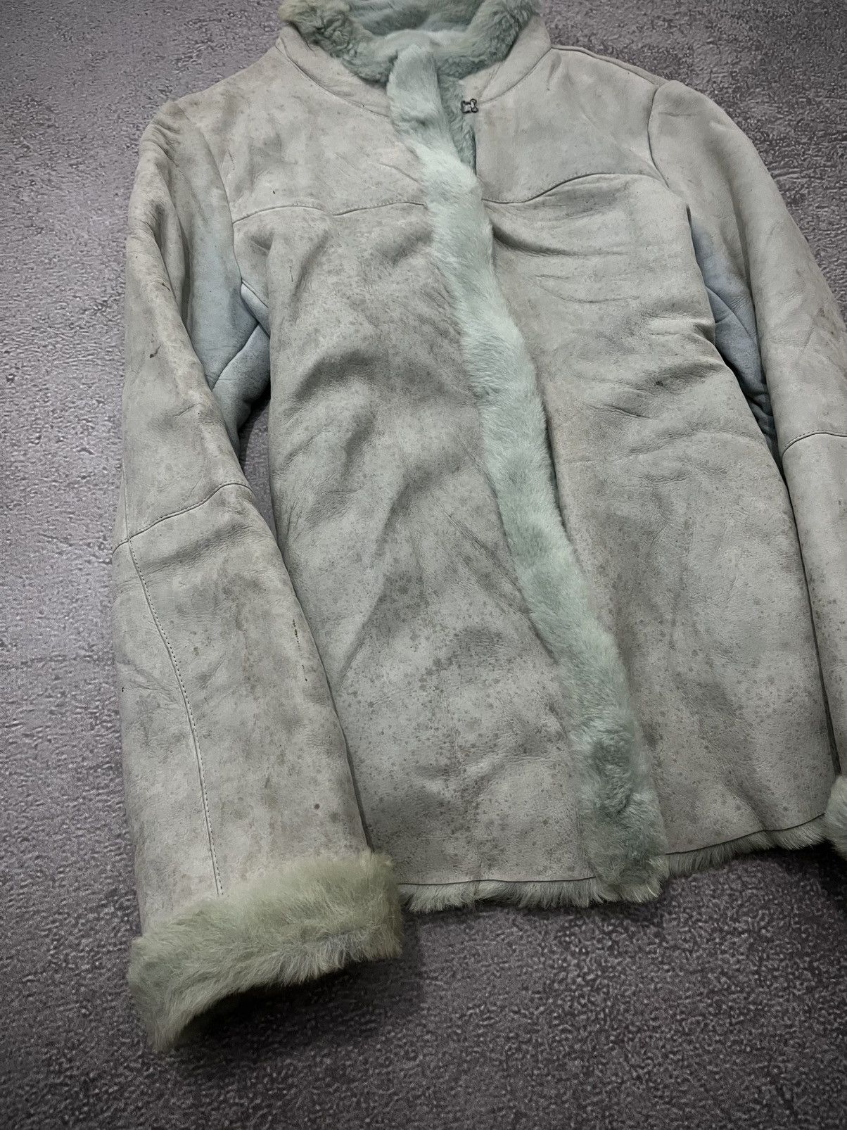 Japanese Brand Japanese Unknow Leather Fur Iner Jacket Size US M / EU 48-50 / 2 - 3 Thumbnail