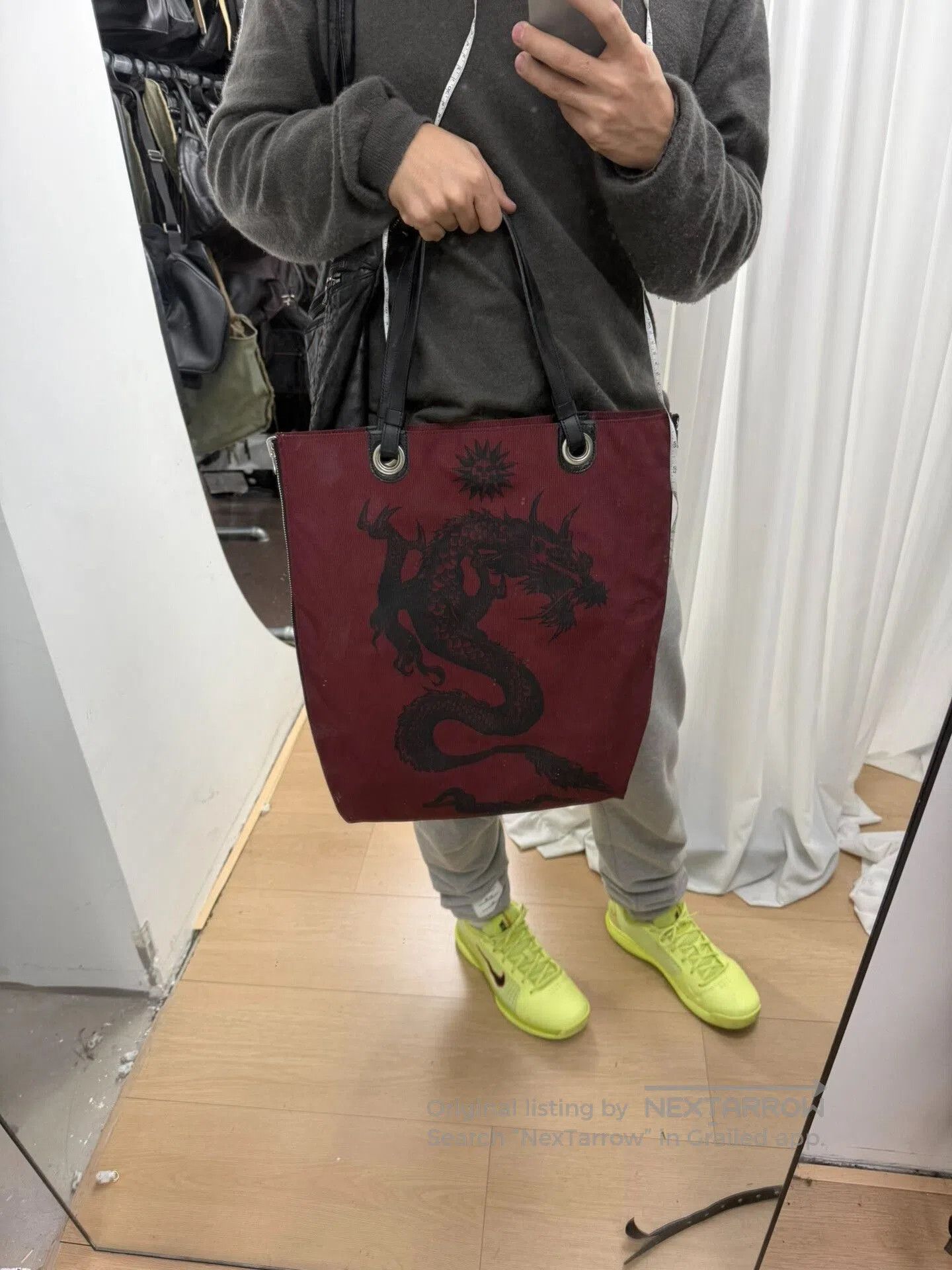 Jean Paul Gaultier Jean Paul Gaultier Dragon Design Tote Bag. Size ONE SIZE - 6 Thumbnail