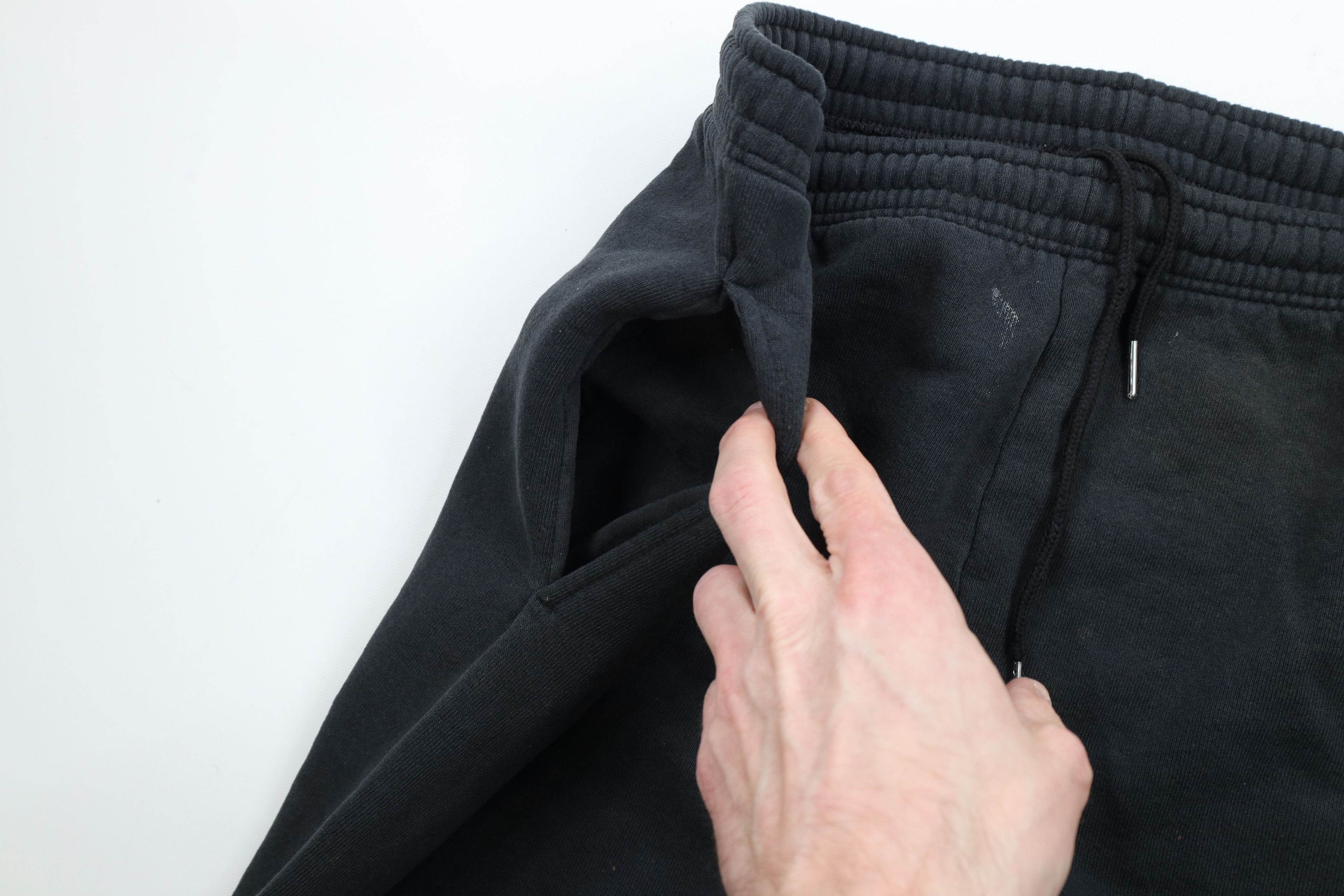 Vintage Vintage 90s Streetwear Blank Sweatpants Joggers Black USA Size US 38 / EU 54 - 9 Thumbnail
