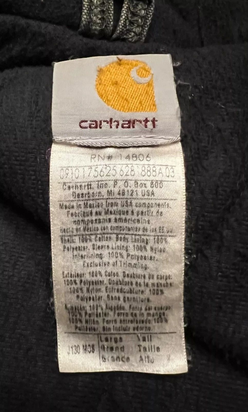 Carhartt Carhartt J130 Large Tall Size US L / EU 52-54 / 3 - 4 Thumbnail