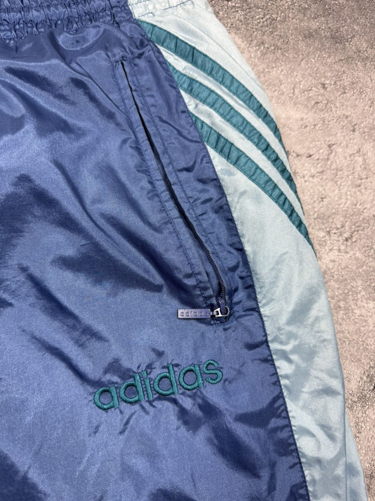 Adidas Vintage Y2K Adidas Nylon Track Pants Sweatpants Size US 34 / EU 50 - 9 Thumbnail