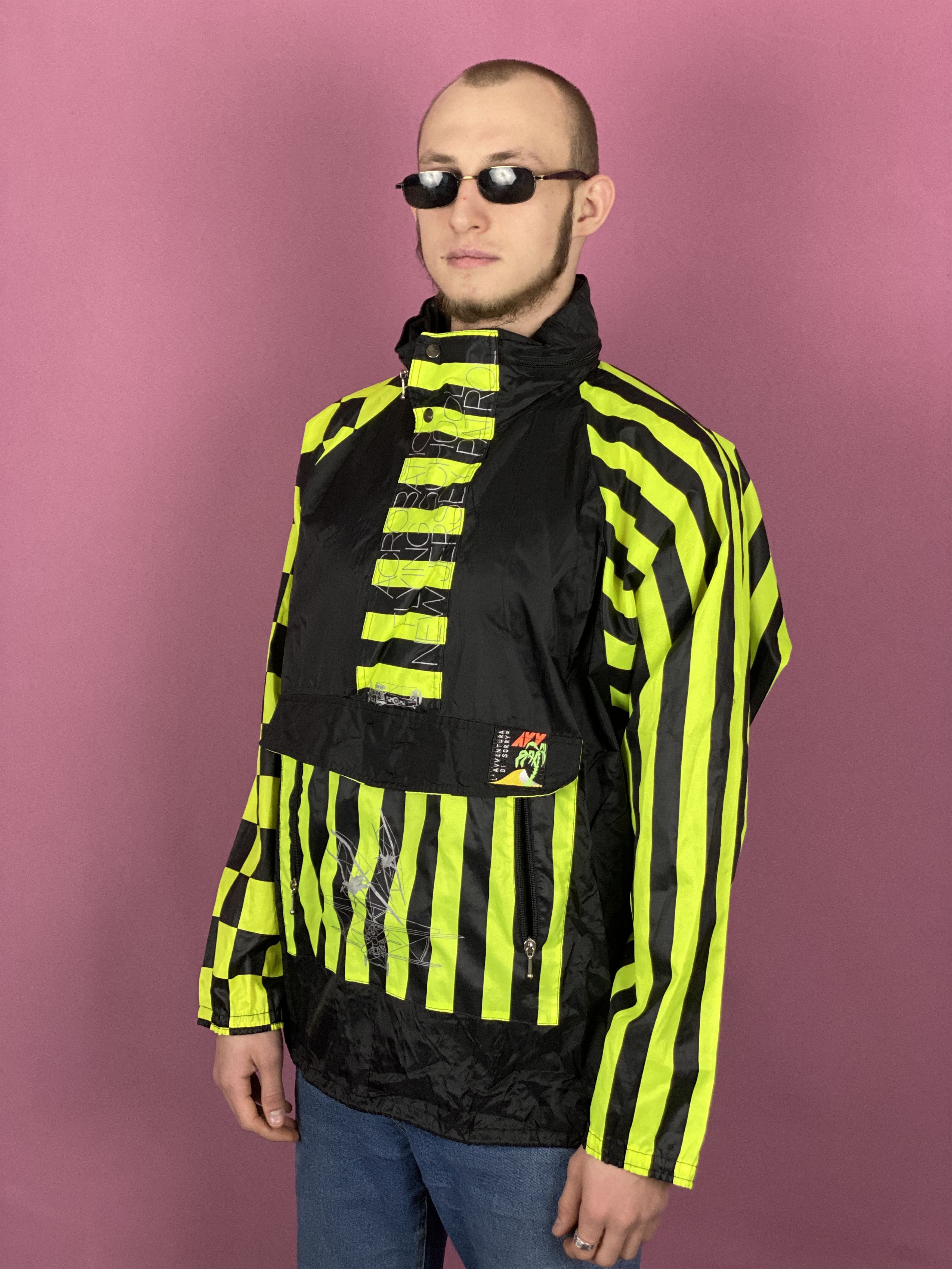 Vintage 90s Vintage Men's Rain Jacket - Size L Windbreaker Size US L / EU 52-54 / 3 - 2 Thumbnail