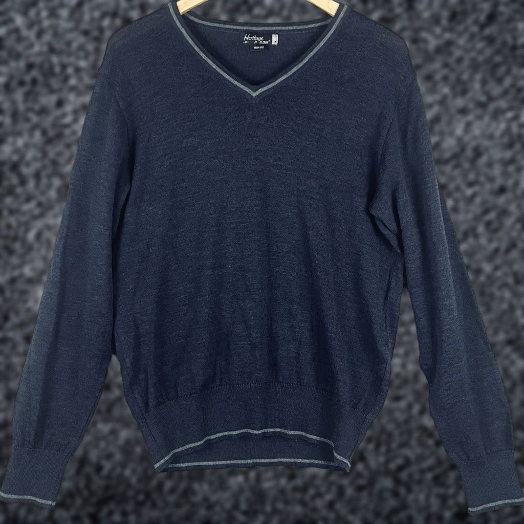 Vintage VINTAGE St. Croix Sweater Men’s M Trim Fit Wool Heritage Lightweight Knit USA E277 Size US M / EU 48-50 / 2 - 1 Thumbnail